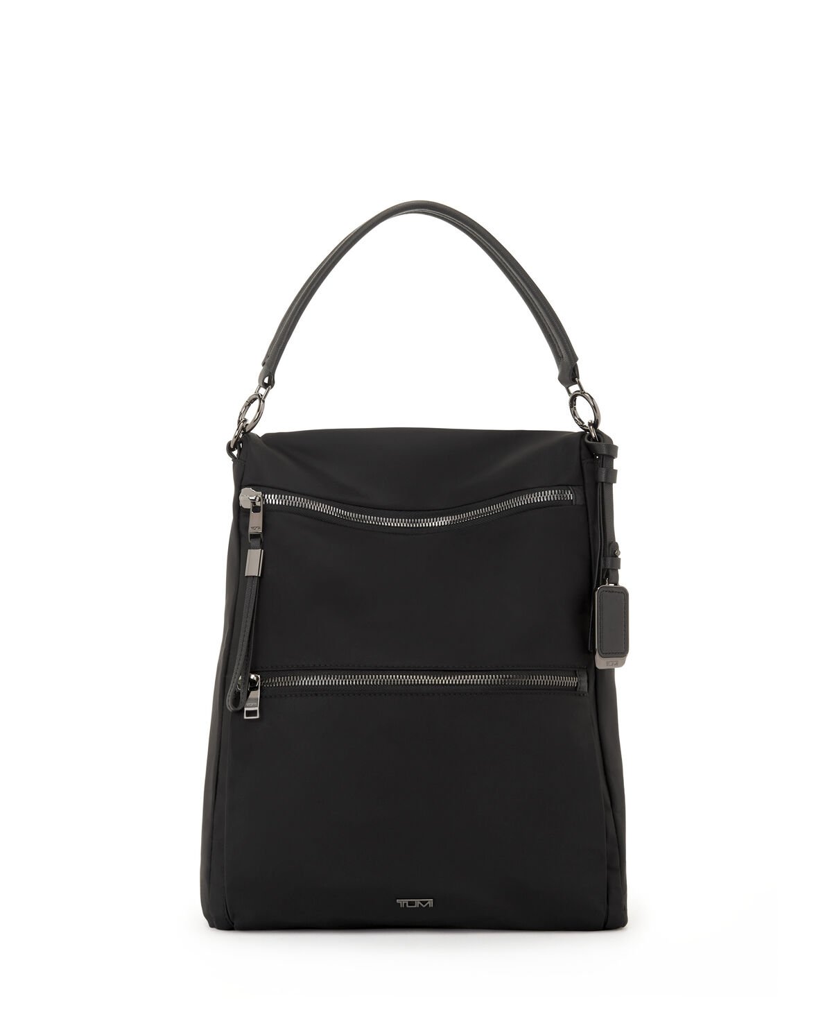 TUMI Voyageur LEIGH BACKPACK/TOTE  Black/Gunmetal TUMI Voyageur LEIGH BACKPACK/TOTE  Black/Gunmetal