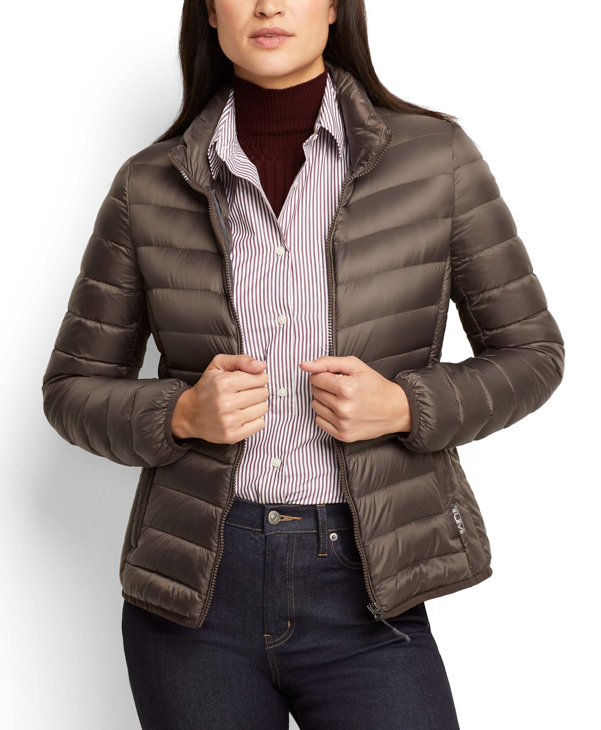 tumi nano hooded packable down jacket