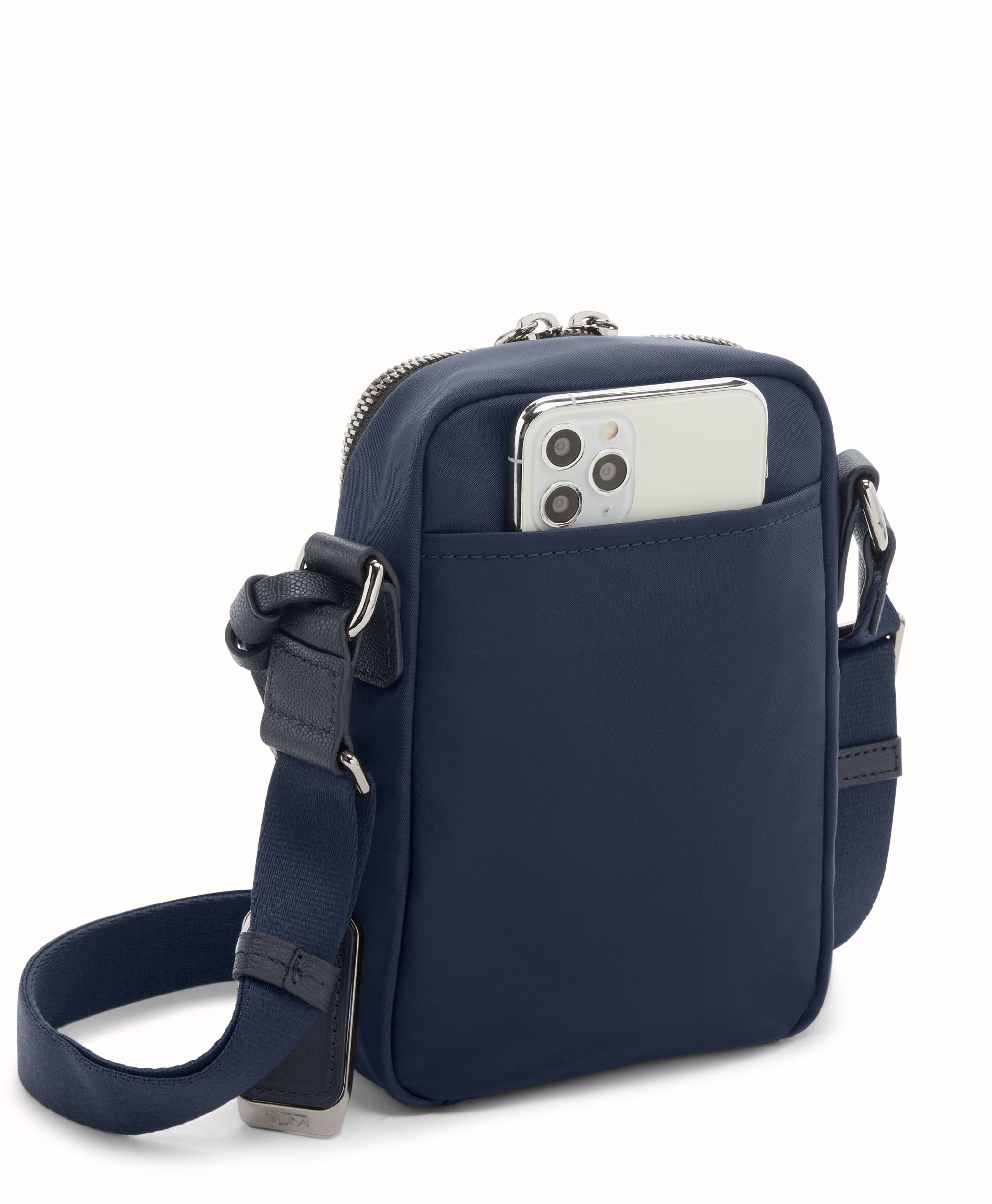 Tumi leather clearance crossbody bag