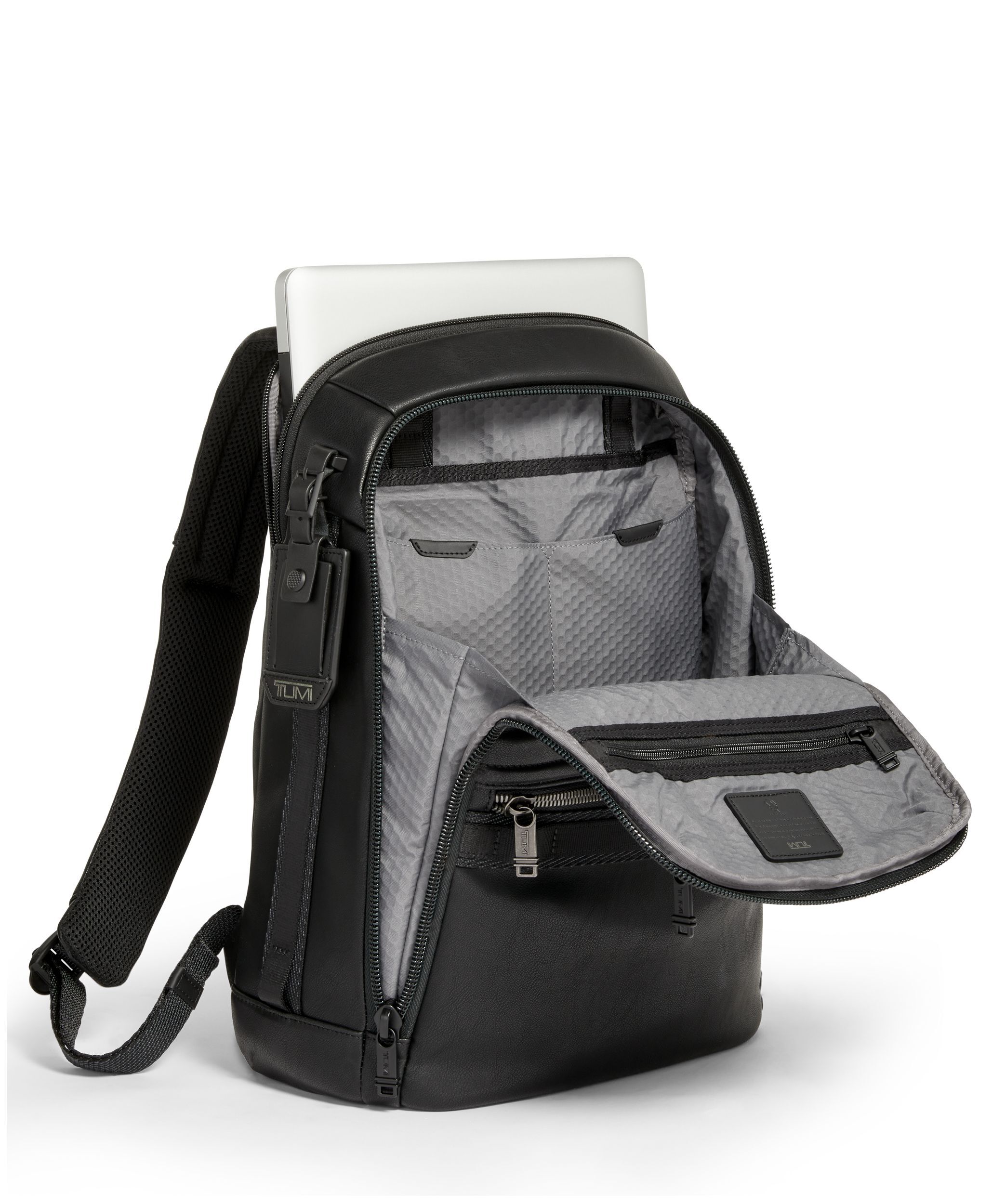 Tumi alpha new arrivals bravo leather backpack