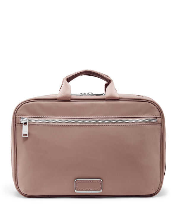 Tumi leather top toiletry bag