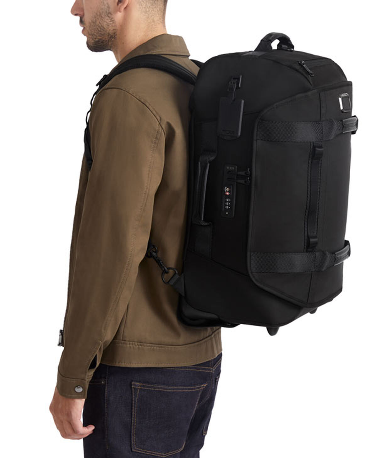 TUMI Alpha Bravo WHEELED DUFFEL C/O Steel