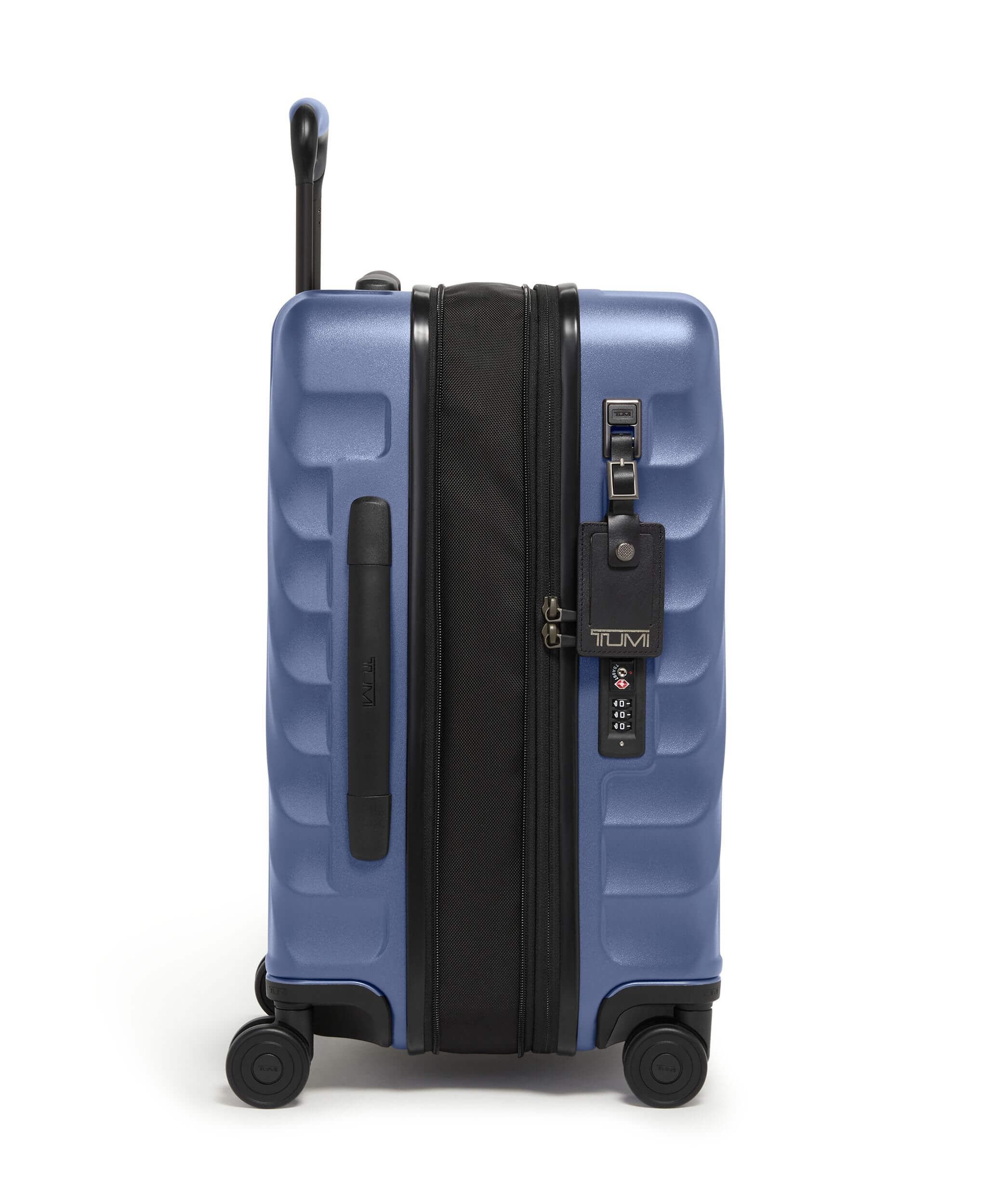 Tumi blue luggage deals