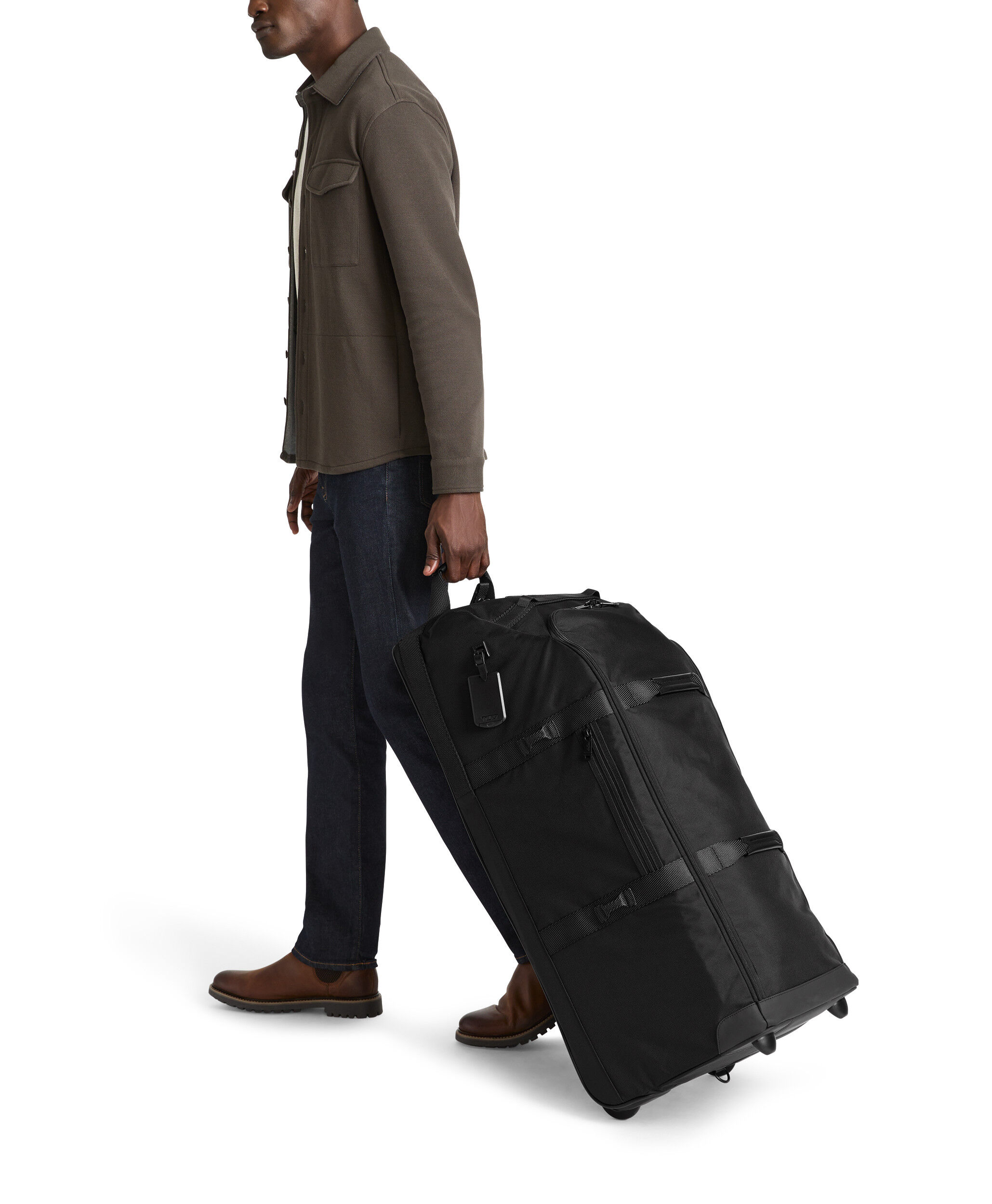 Alpha Bravo Collapsible Duffel Black | TUMI UK