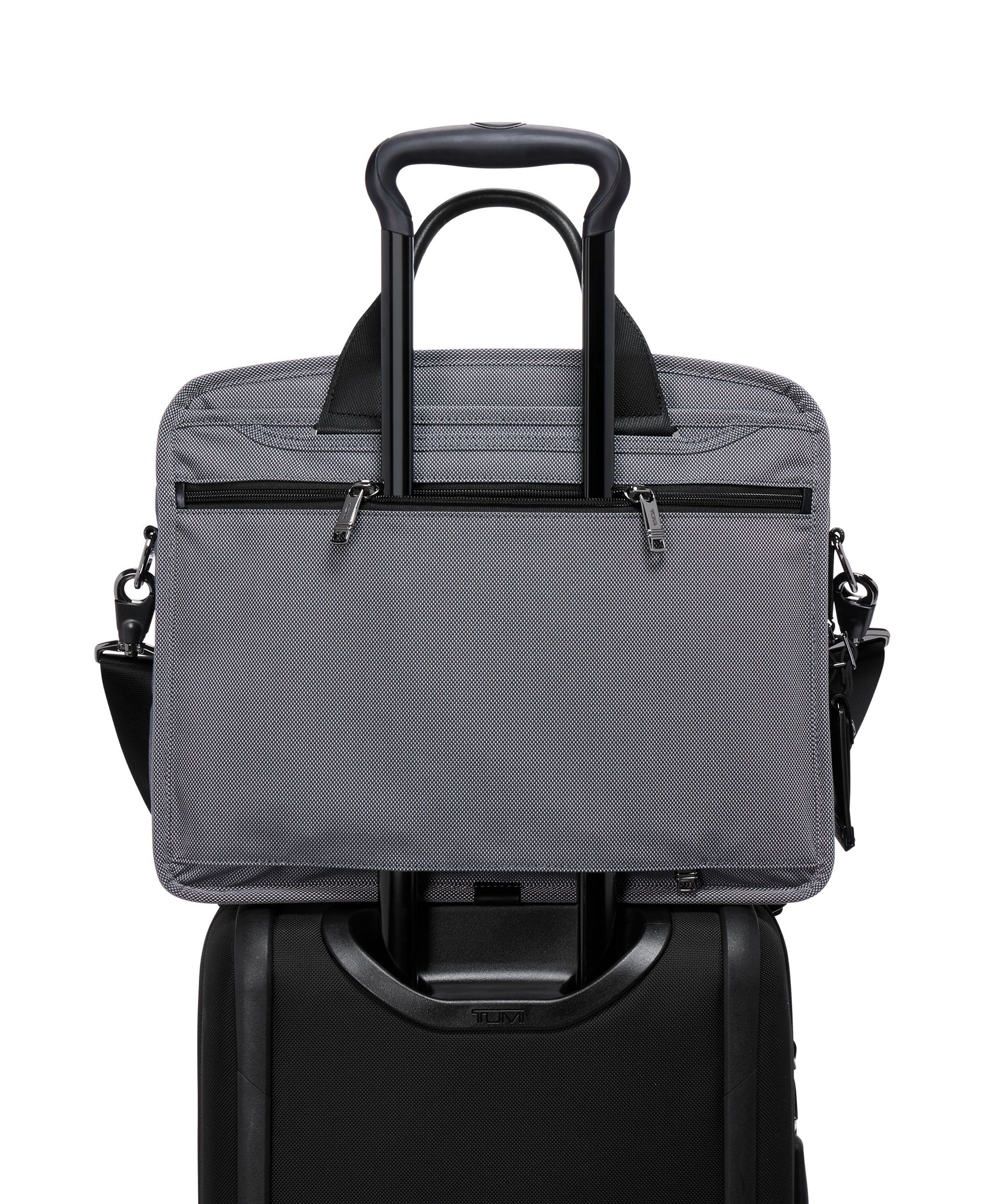 Tumi alpha shop 2 briefcase leather