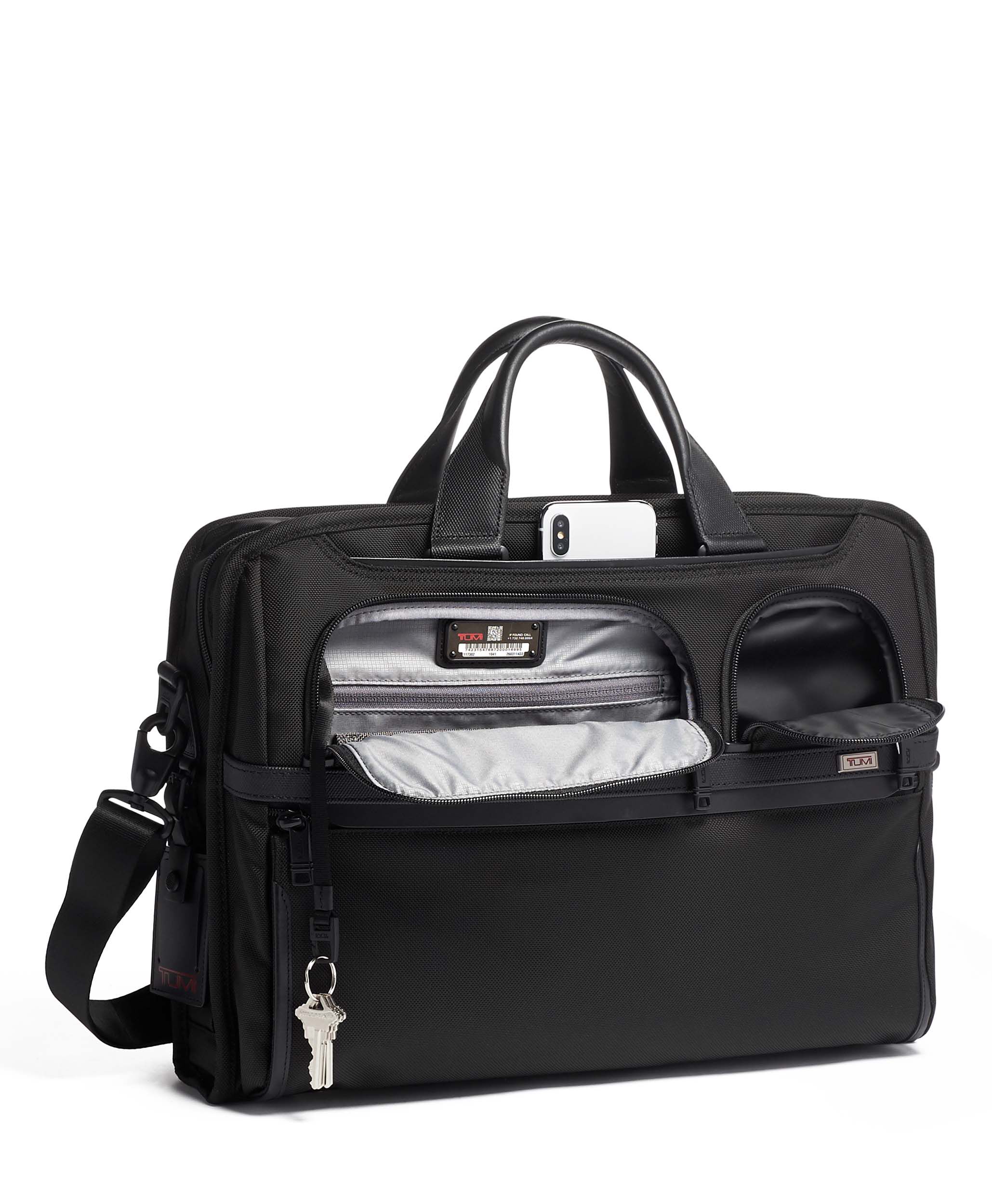 Tumi compact nylon laptop brief pack top