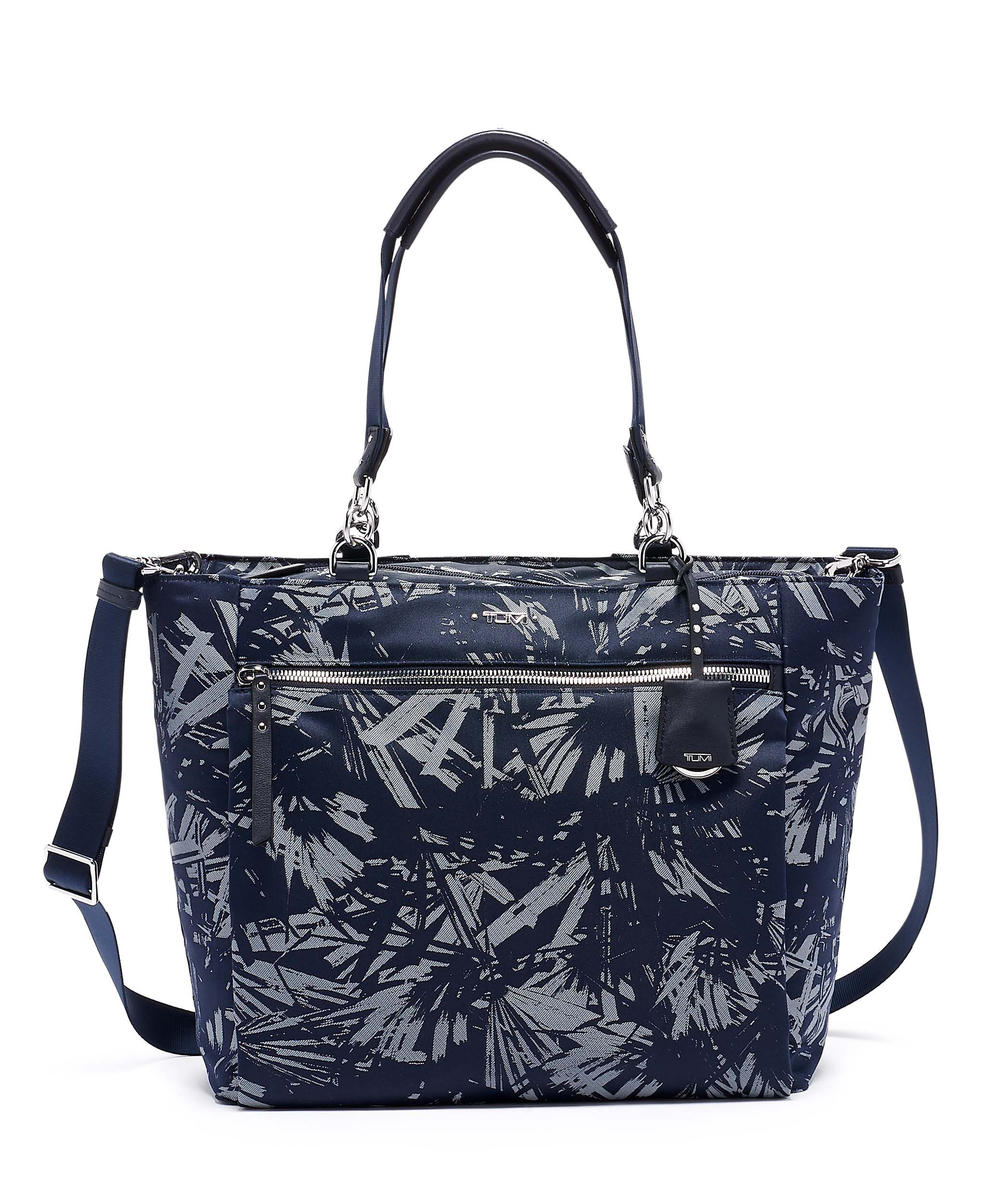 tumi floral tote
