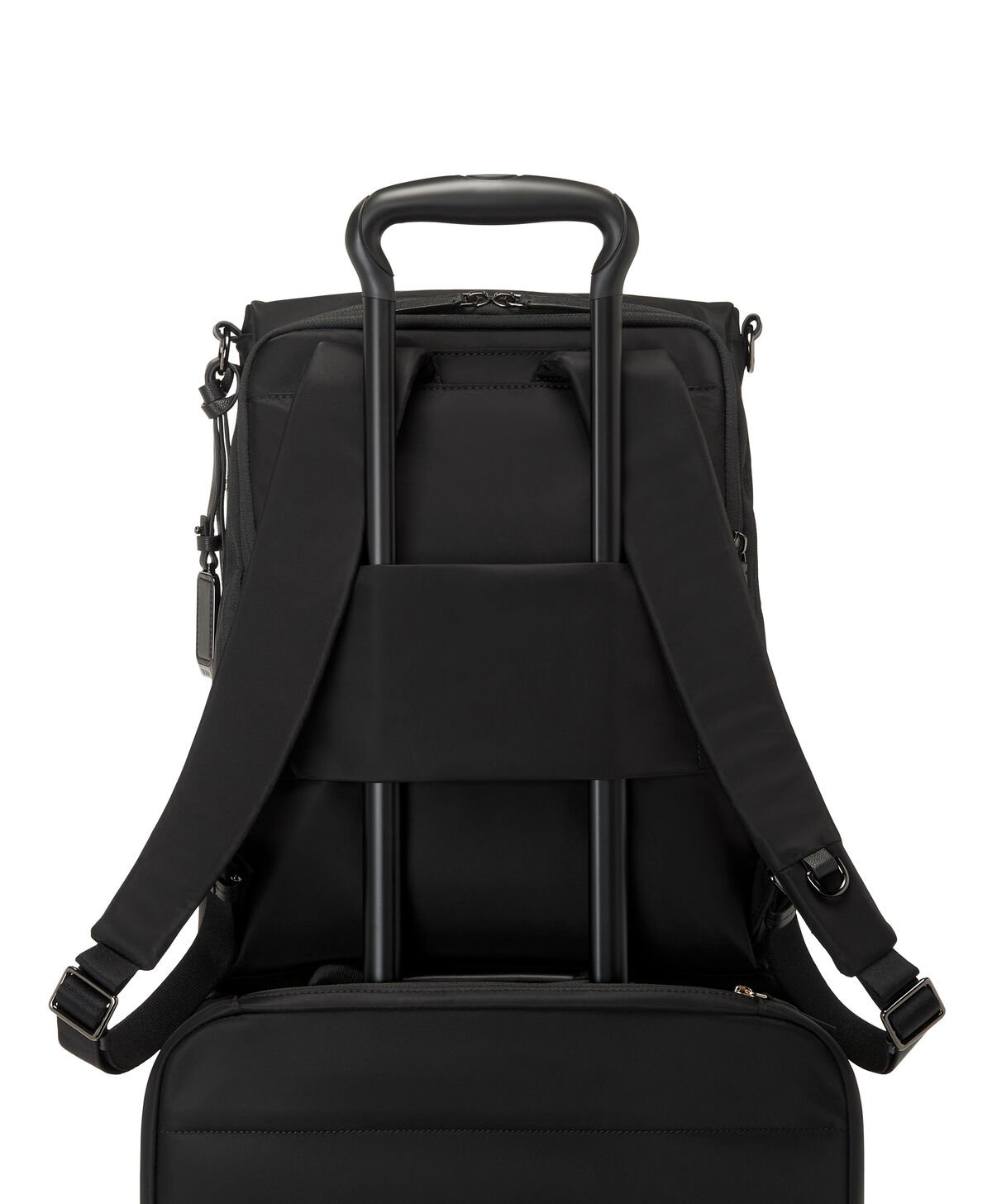 TUMI Voyageur LEIGH BACKPACK/TOTE  Black/Gunmetal TUMI Voyageur LEIGH BACKPACK/TOTE  Black/Gunmetal
