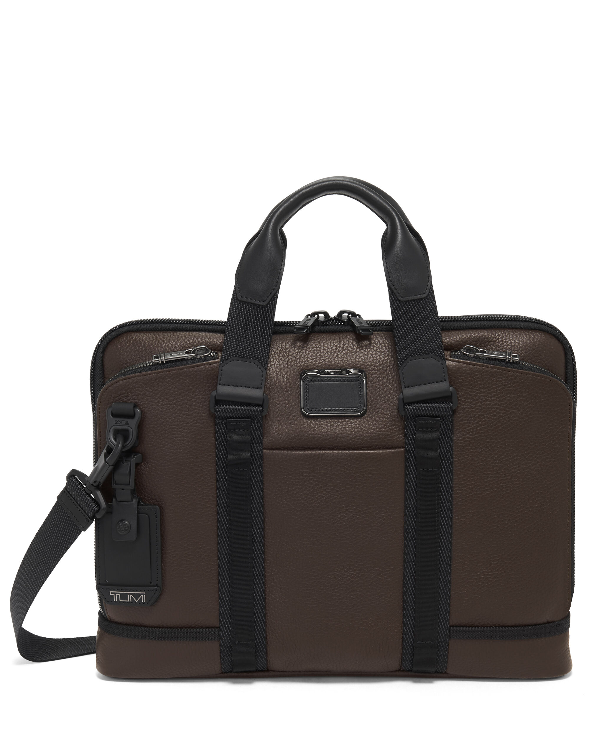 Tumi 142488 Academy Brief in Black for Men Mens Bags Briefcases and laptop bags 
