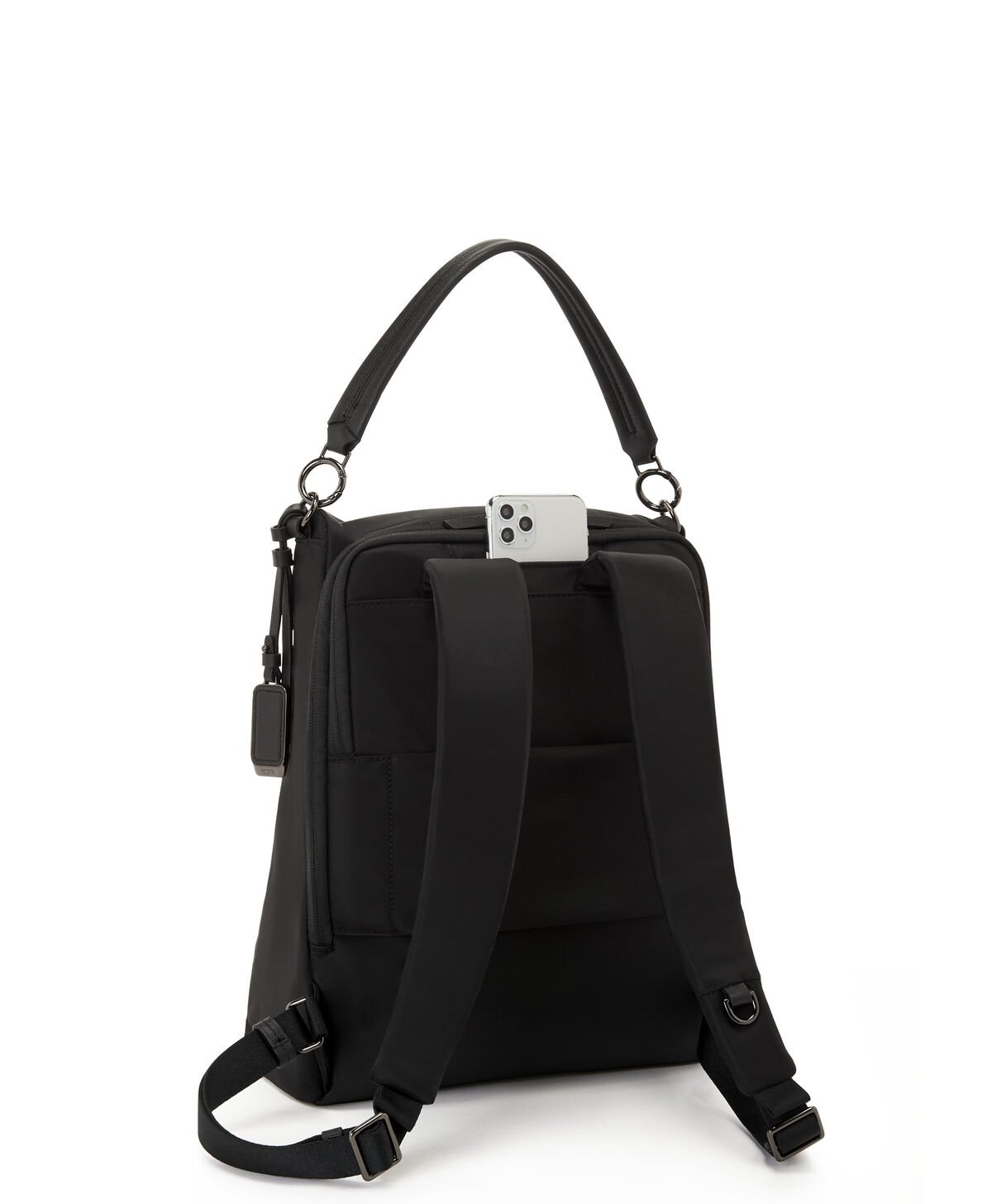 TUMI Voyageur LEIGH BACKPACK/TOTE  Black/Gunmetal TUMI Voyageur LEIGH BACKPACK/TOTE  Black/Gunmetal