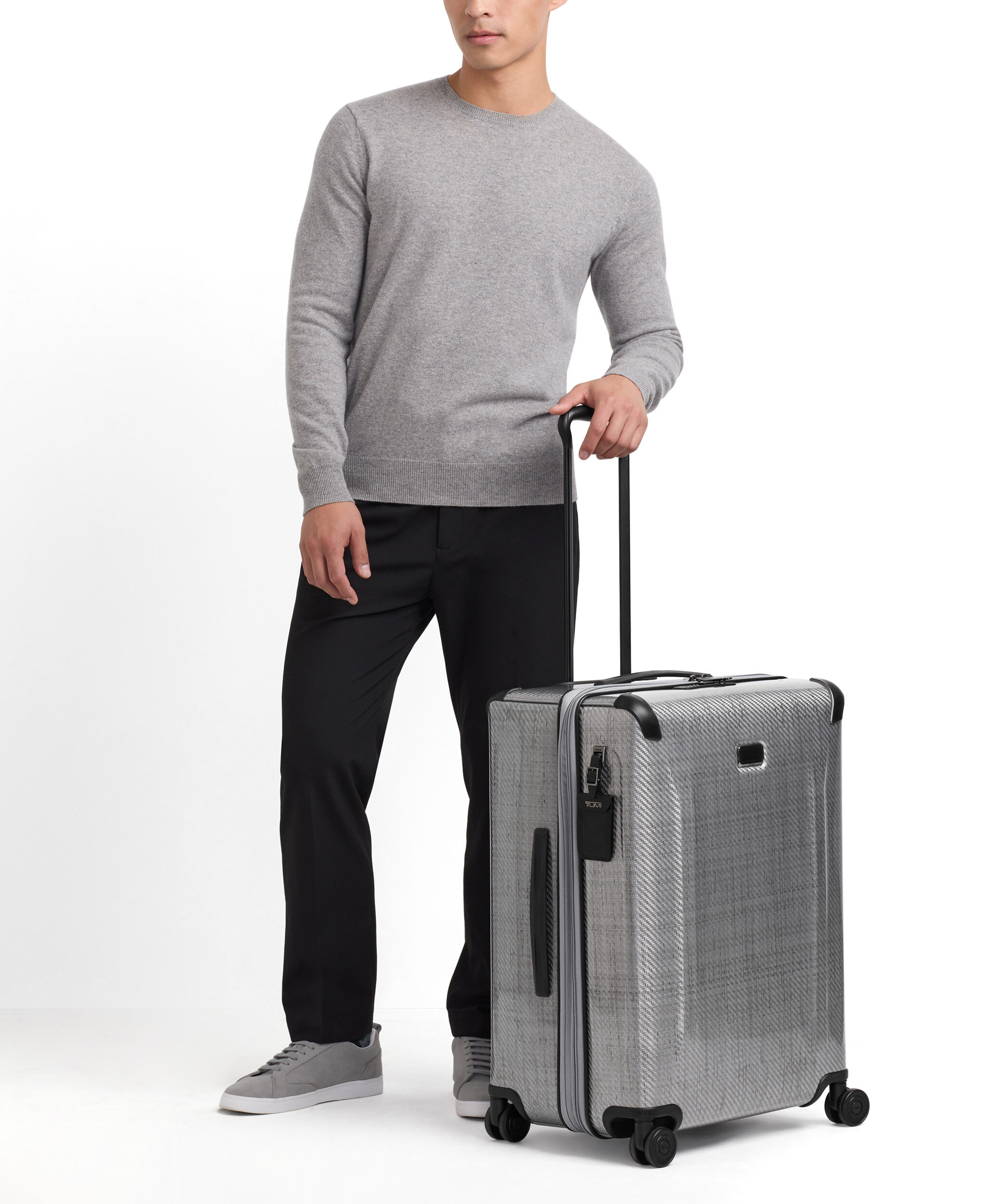 Tegra-Lite Short Trip Expandable Checked Luggage 66 cm Grey | TUMI UK