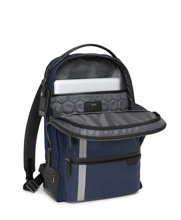 Tumi harrison bates backpack leather on sale