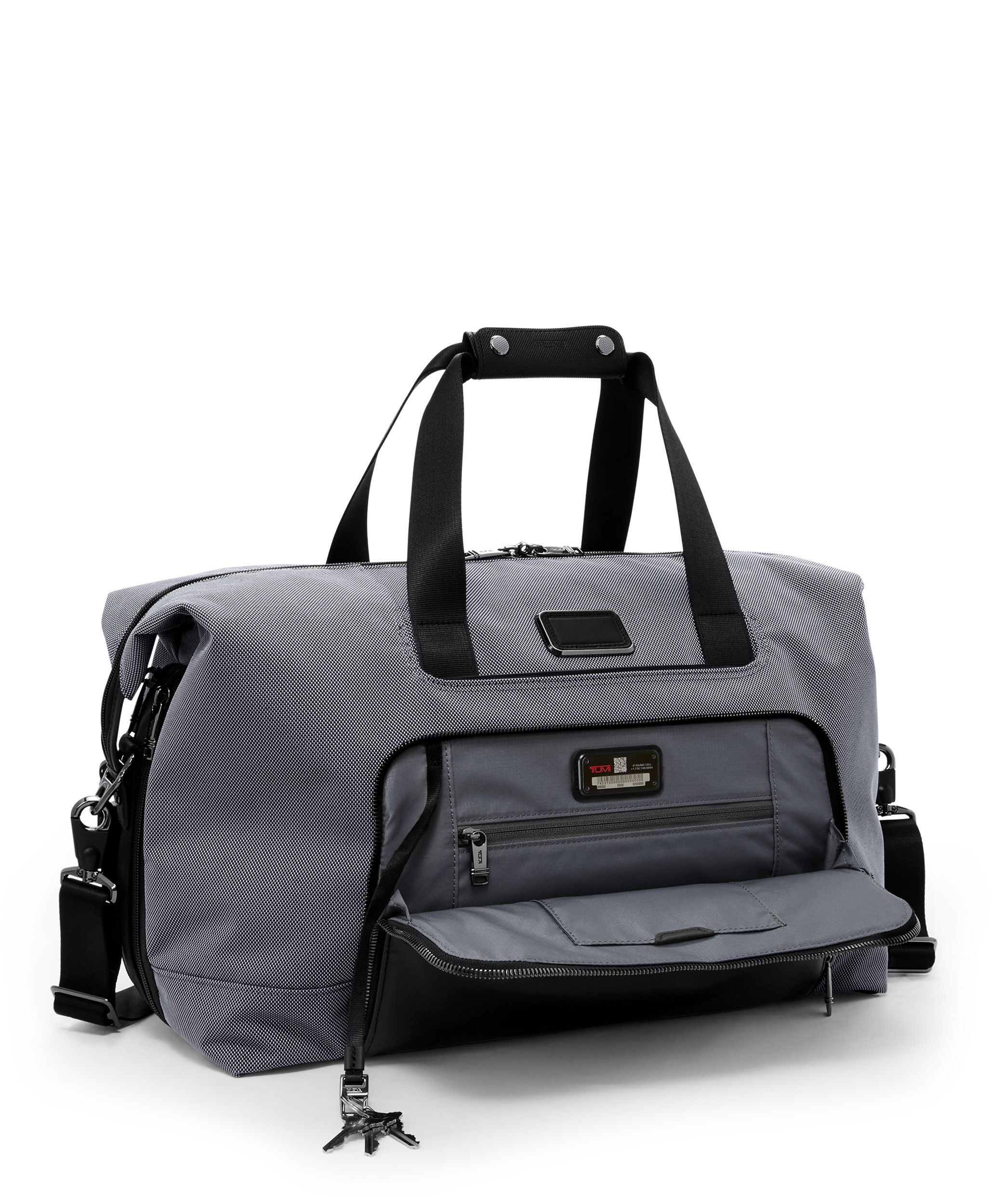 Alpha X Double Expansion Travel Satchel Grey | TUMI UK
