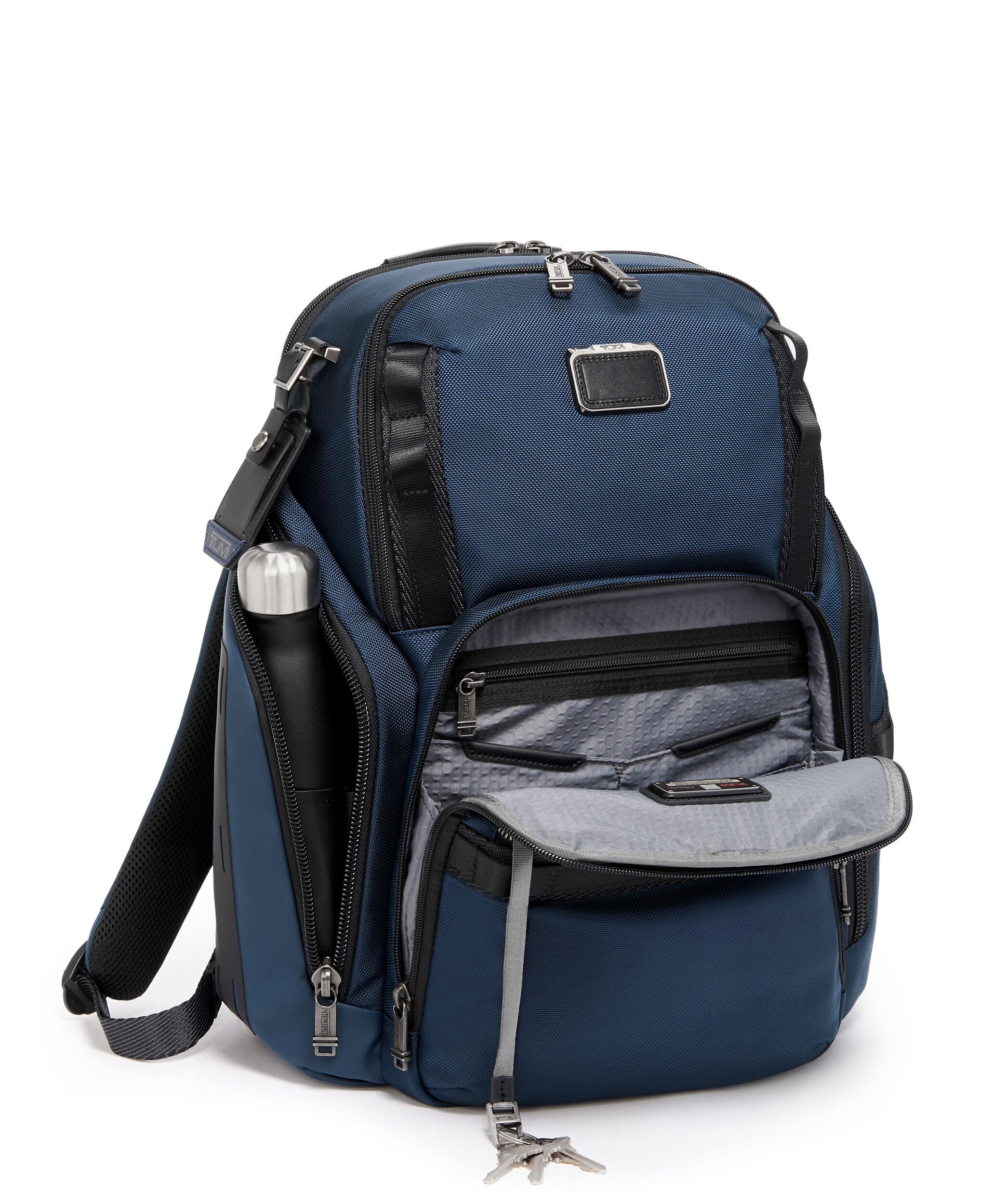 tumi backpack initials