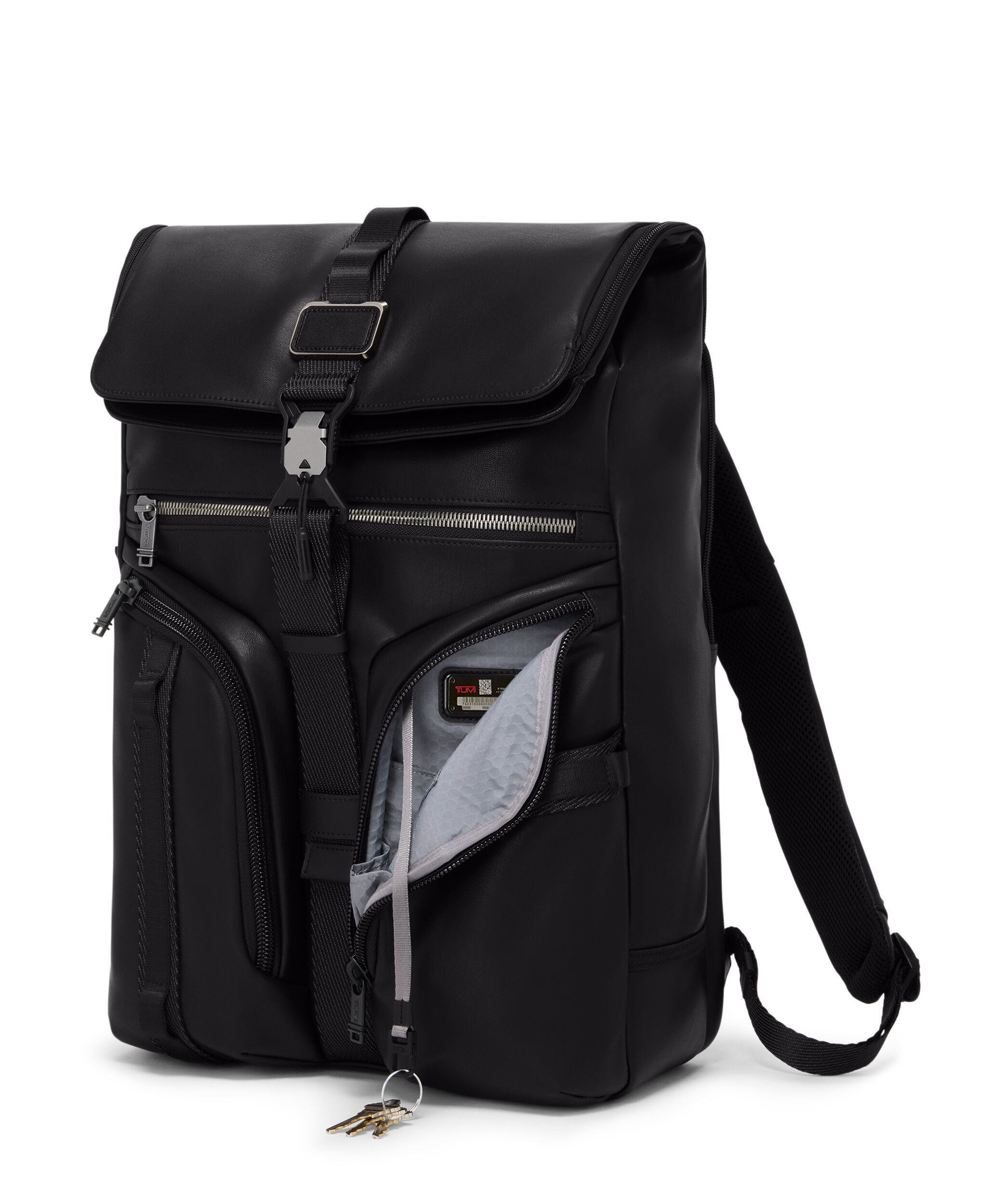 TUMI ブラック・迷彩 バックパック　Alpha Bravo Alpha Bravo Expedition Flap Backpack Black | TUMI Italy