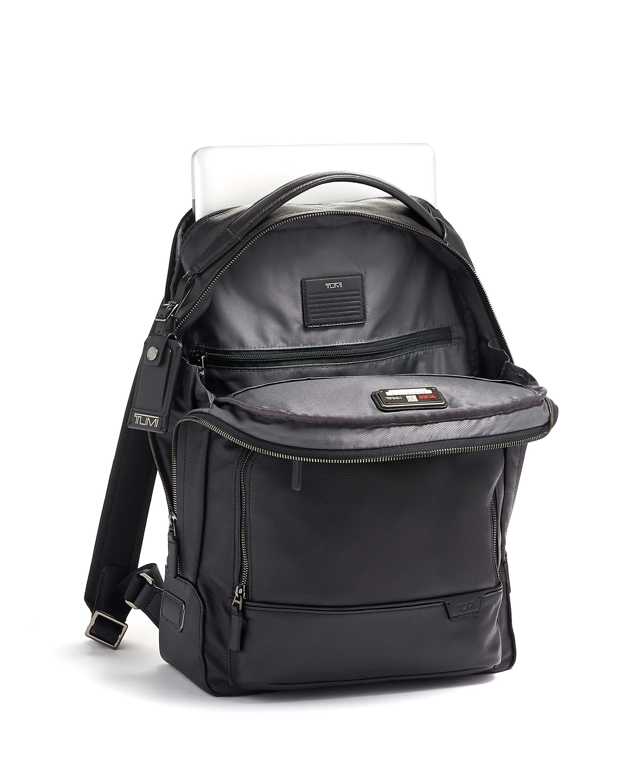 Tumi harrison backpack leather clearance