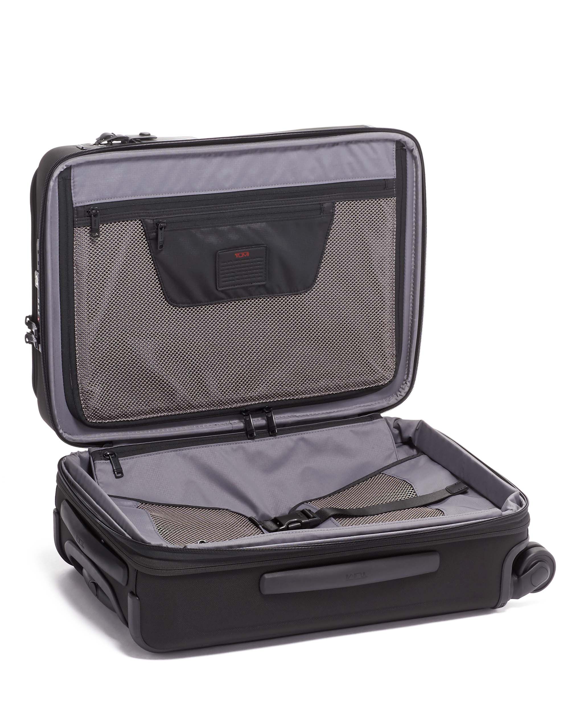 Tumi carry on with cheap laptop compartment