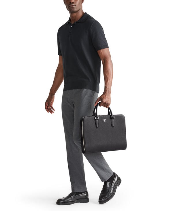 Turin Savona Slim Brief Black | TUMI UK