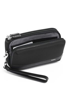 Triple Zip Clutch Alpha