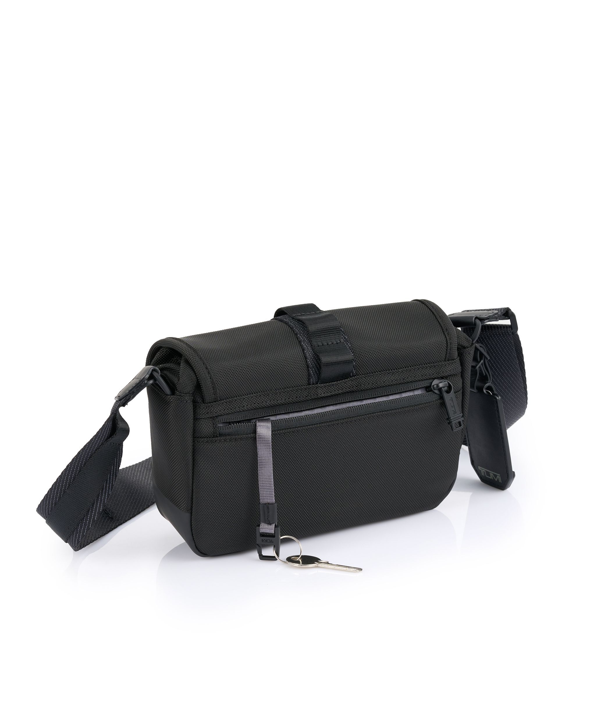 Alpha Bravo Compass Flap Crossbody Black | TUMI UK