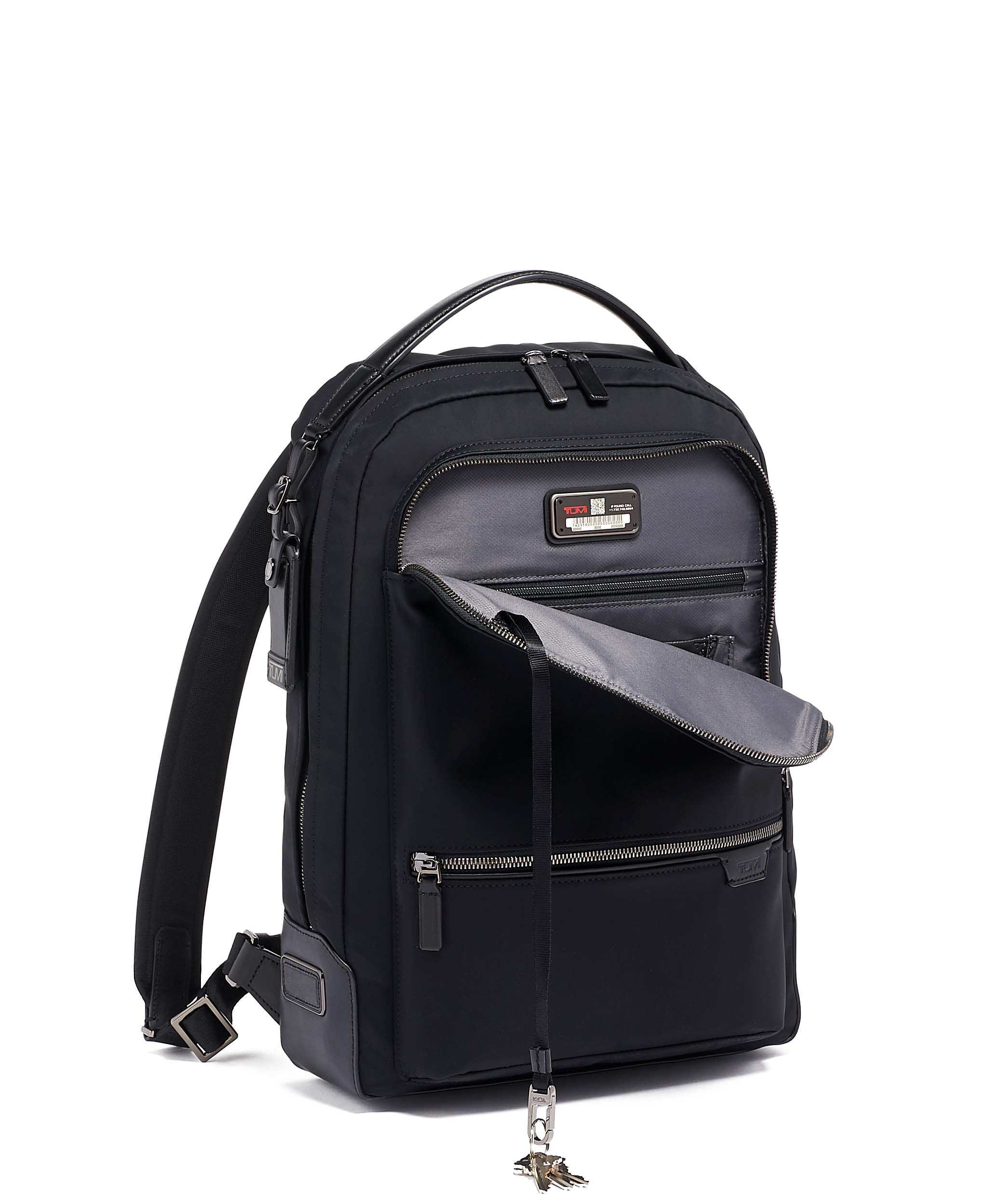 Tumi harrison cheap leather backpack