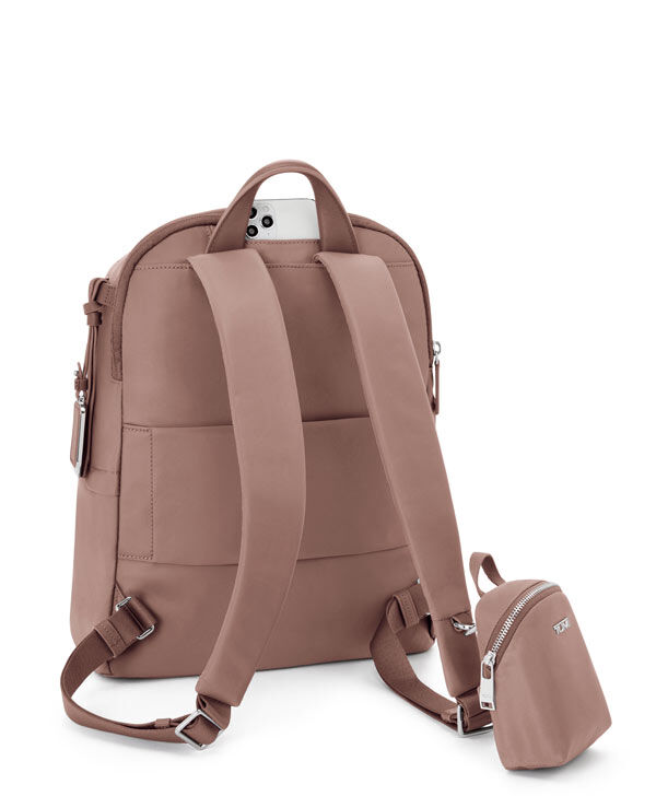 Voyageur Halsey Backpack Purple TUMI UK