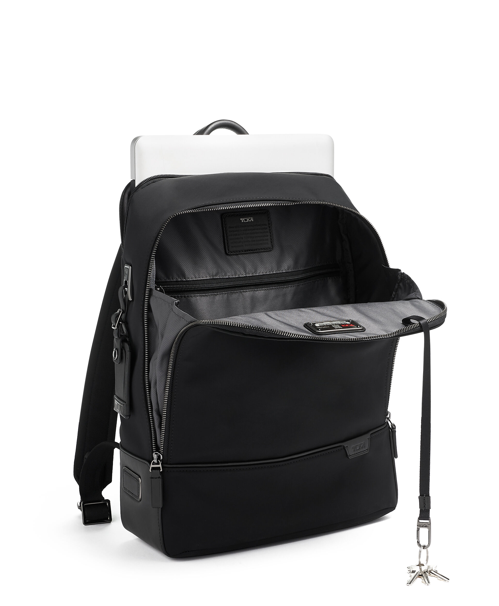 Tumi harrison shop backpack leather