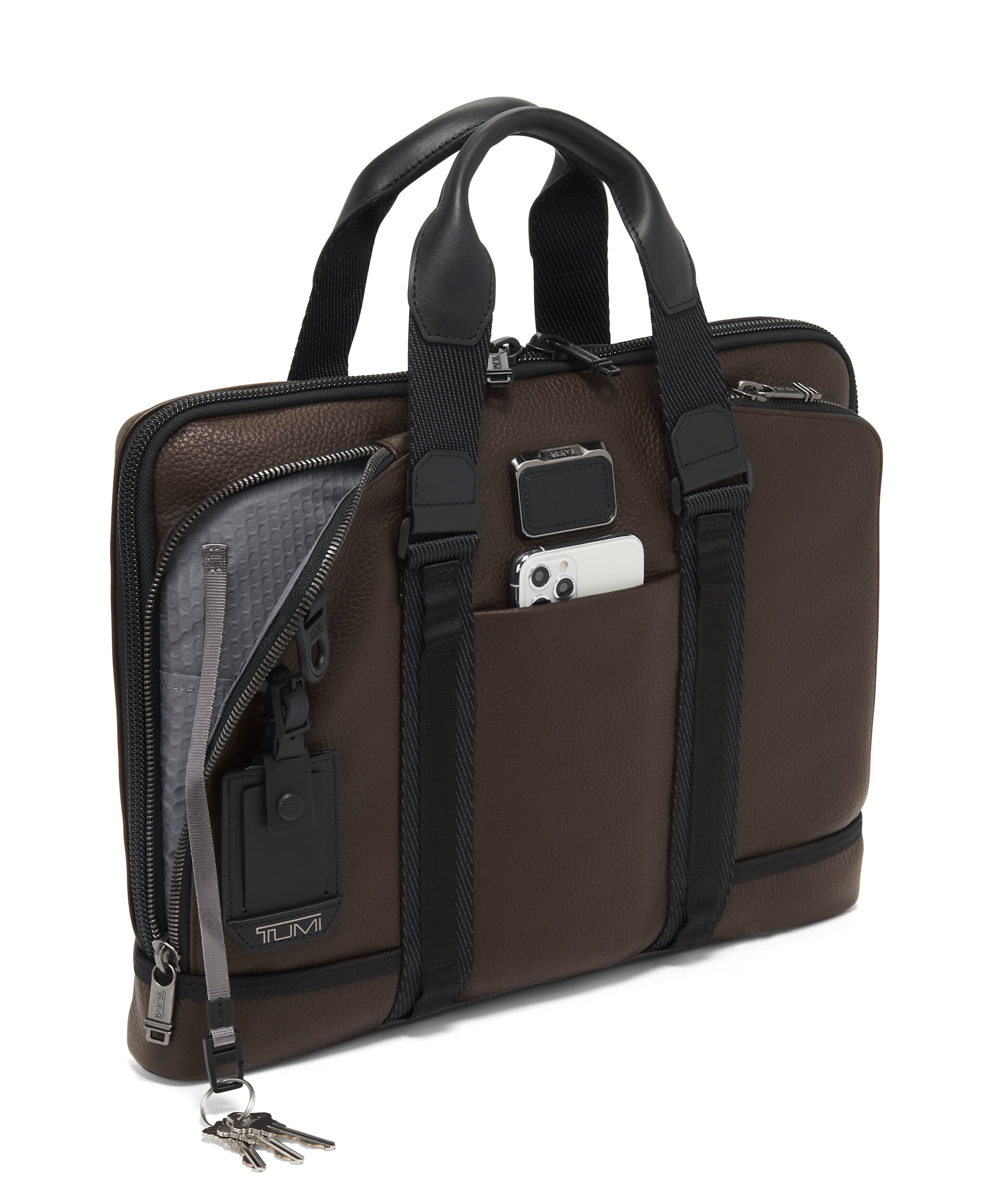 tumi soft briefcase