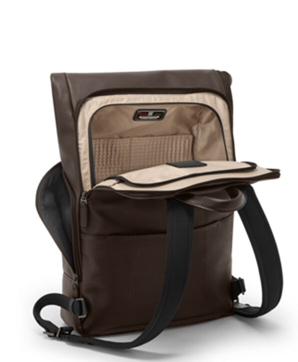 Harrison Osborn Roll Top Backpack Brown | TUMI UK