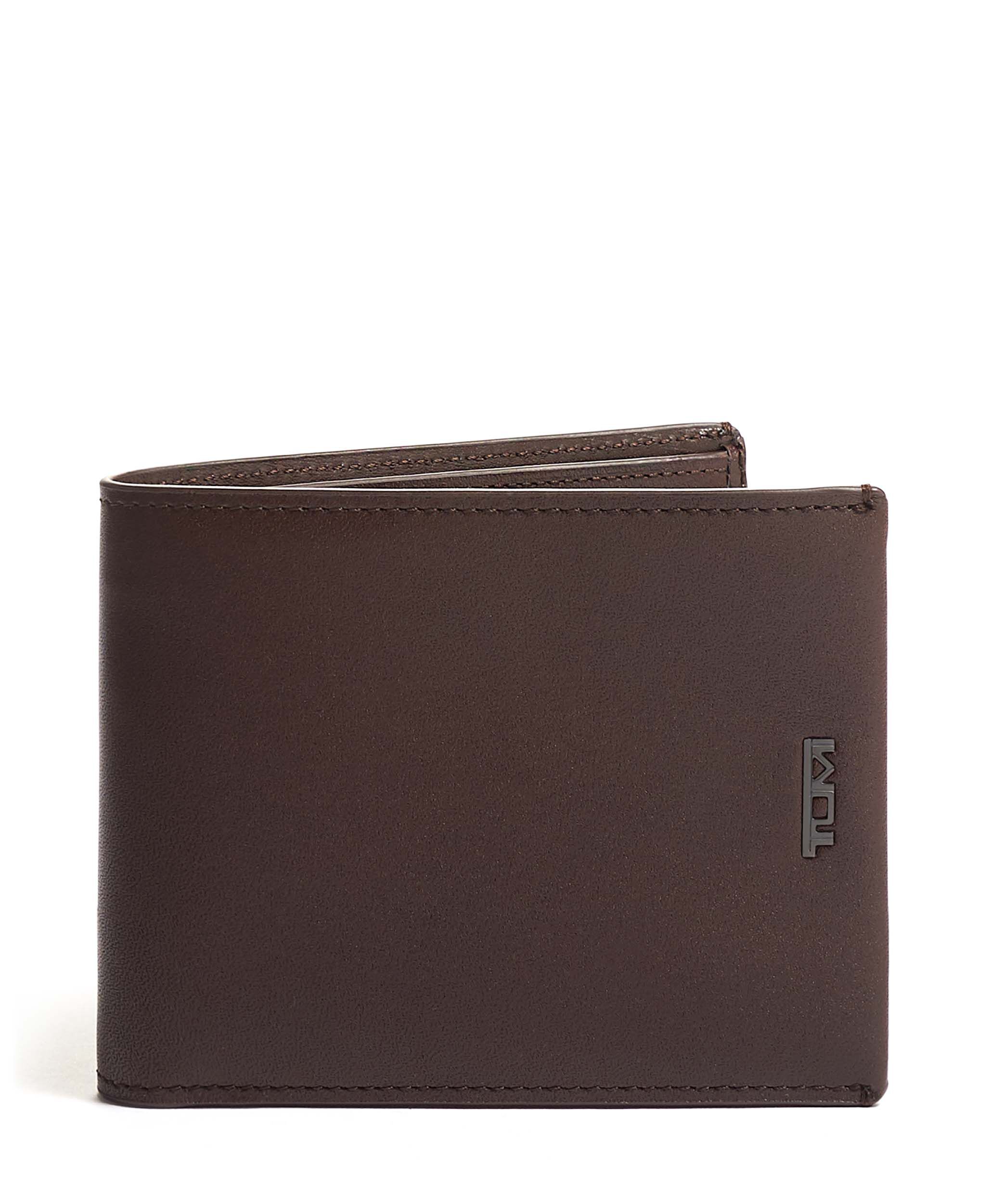 tumi wallet brown