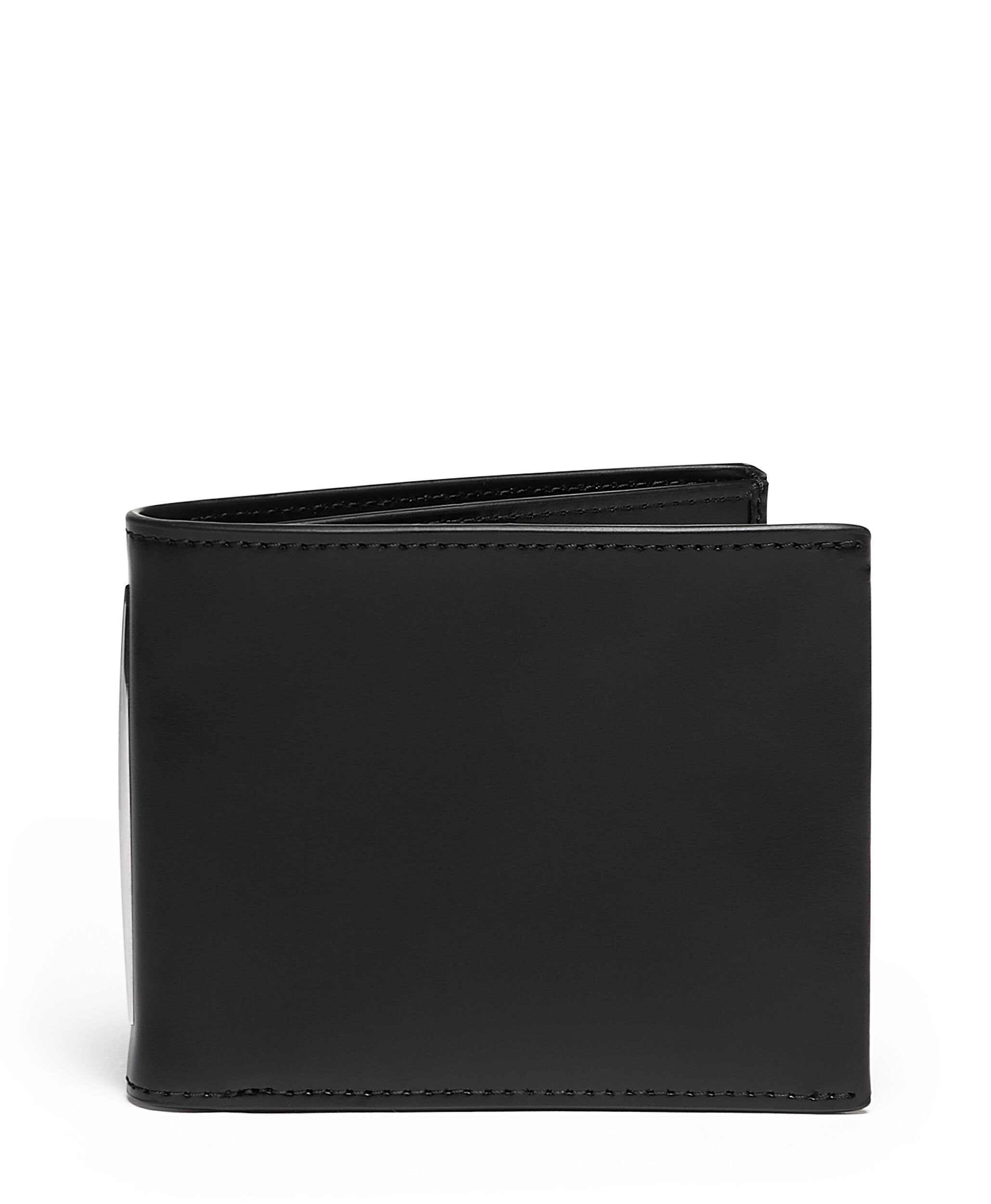 Tumi black leather wallet clearance