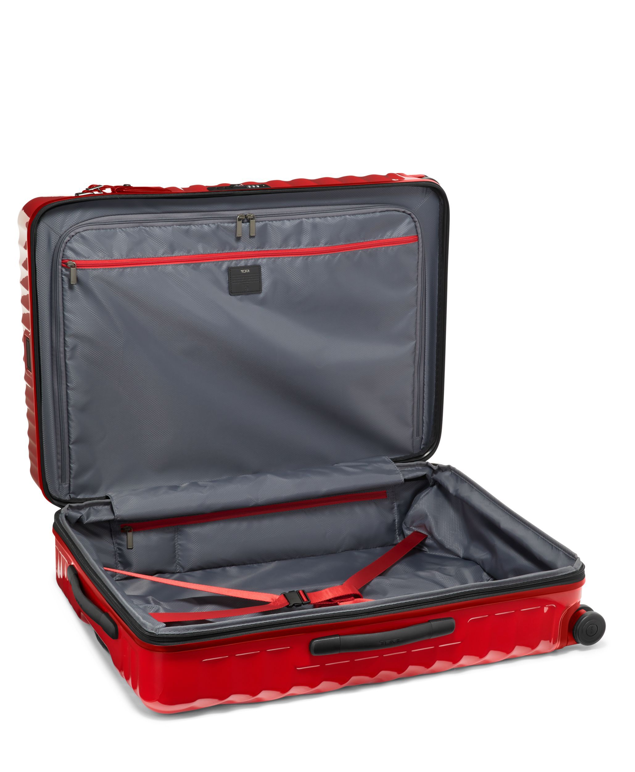 Tumi shop red luggage
