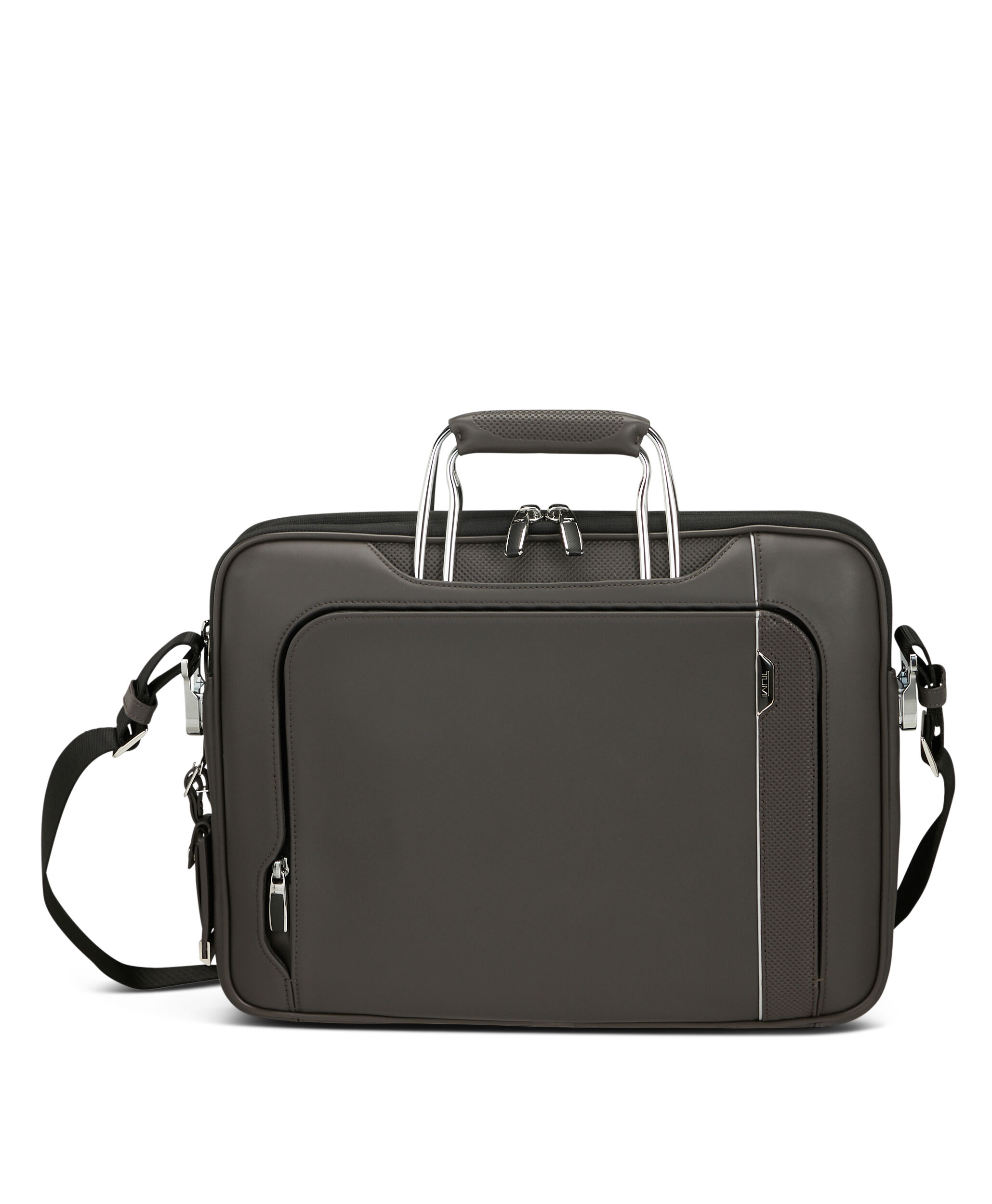 tumi blue briefcase