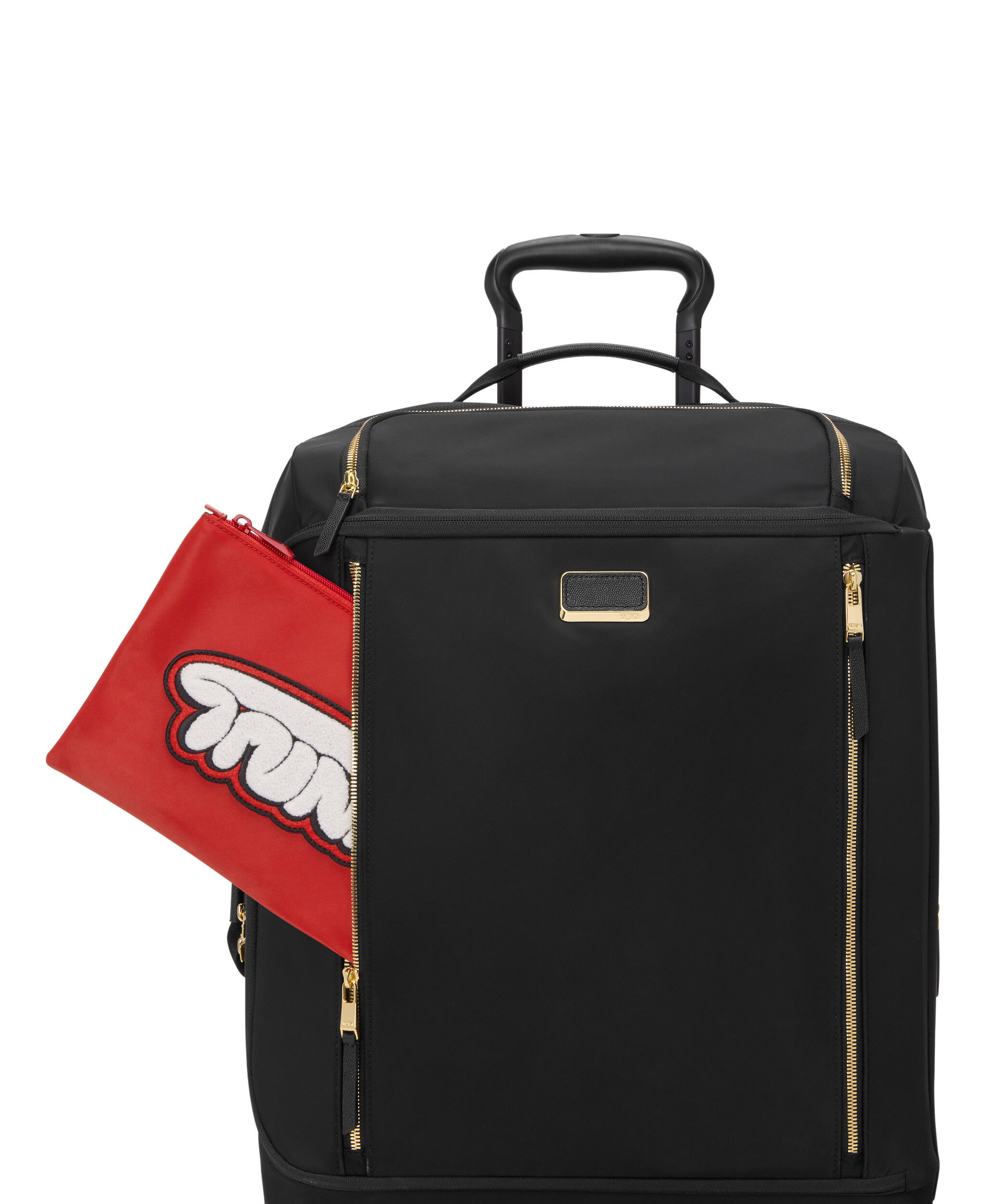 TUMI　JUST IN CASE TOTE BLACK/RED 未使用 Voyageur Just In Case Tote