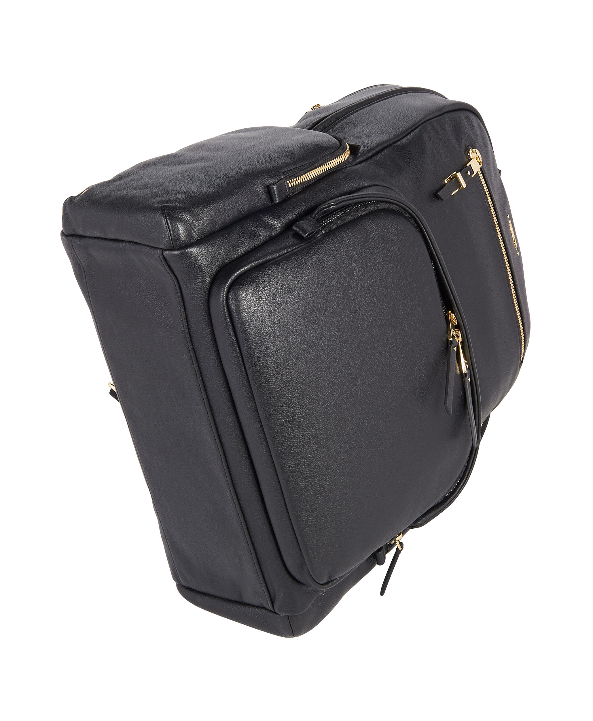 tumi black voyageur carson backpack