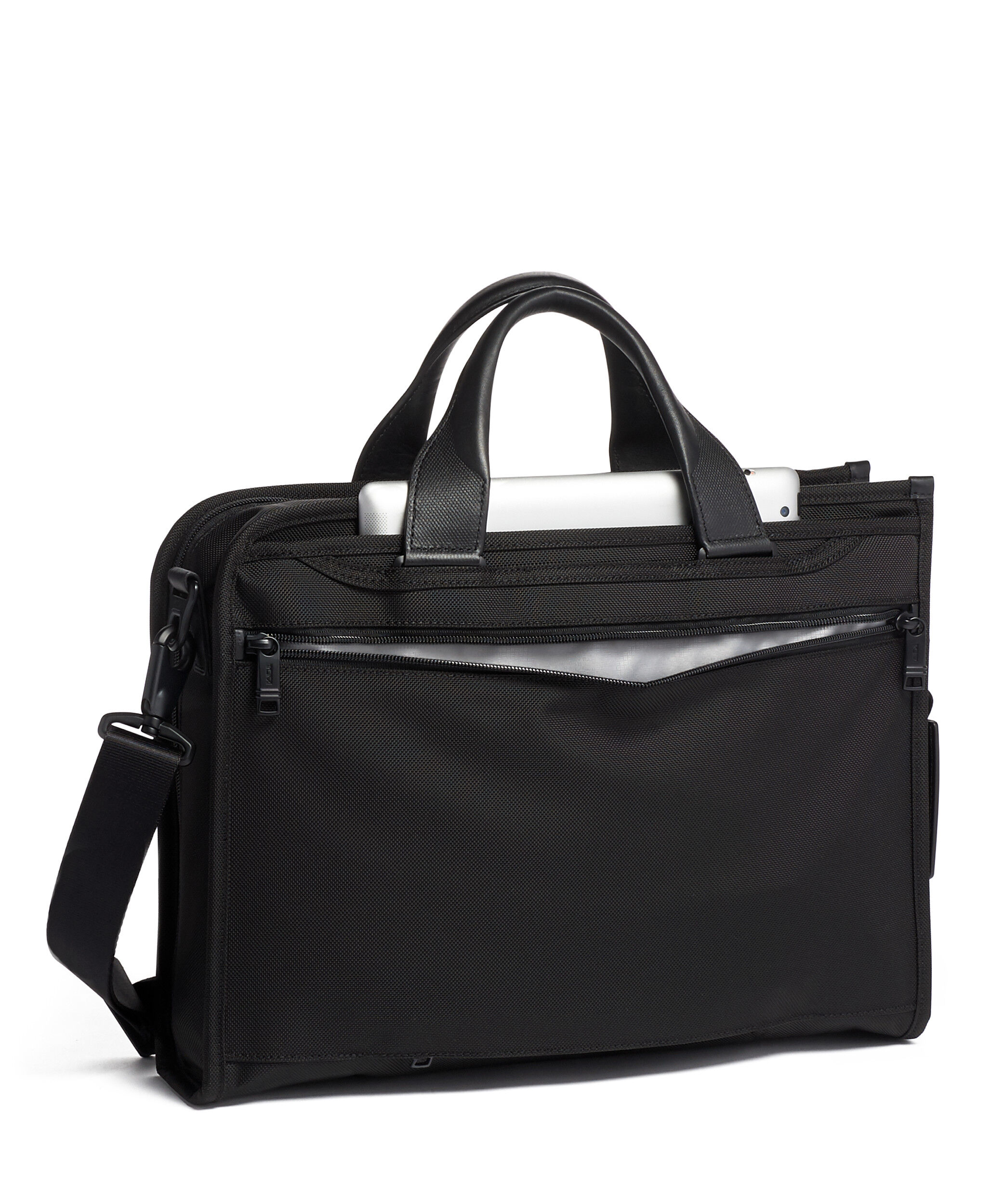 Alpha 3 Slim Deluxe Portfolio Black | TUMI UK