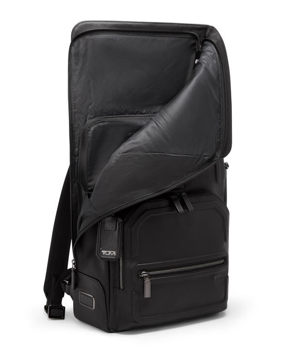 Harrison Osborn Roll Top Backpack Black | TUMI UK