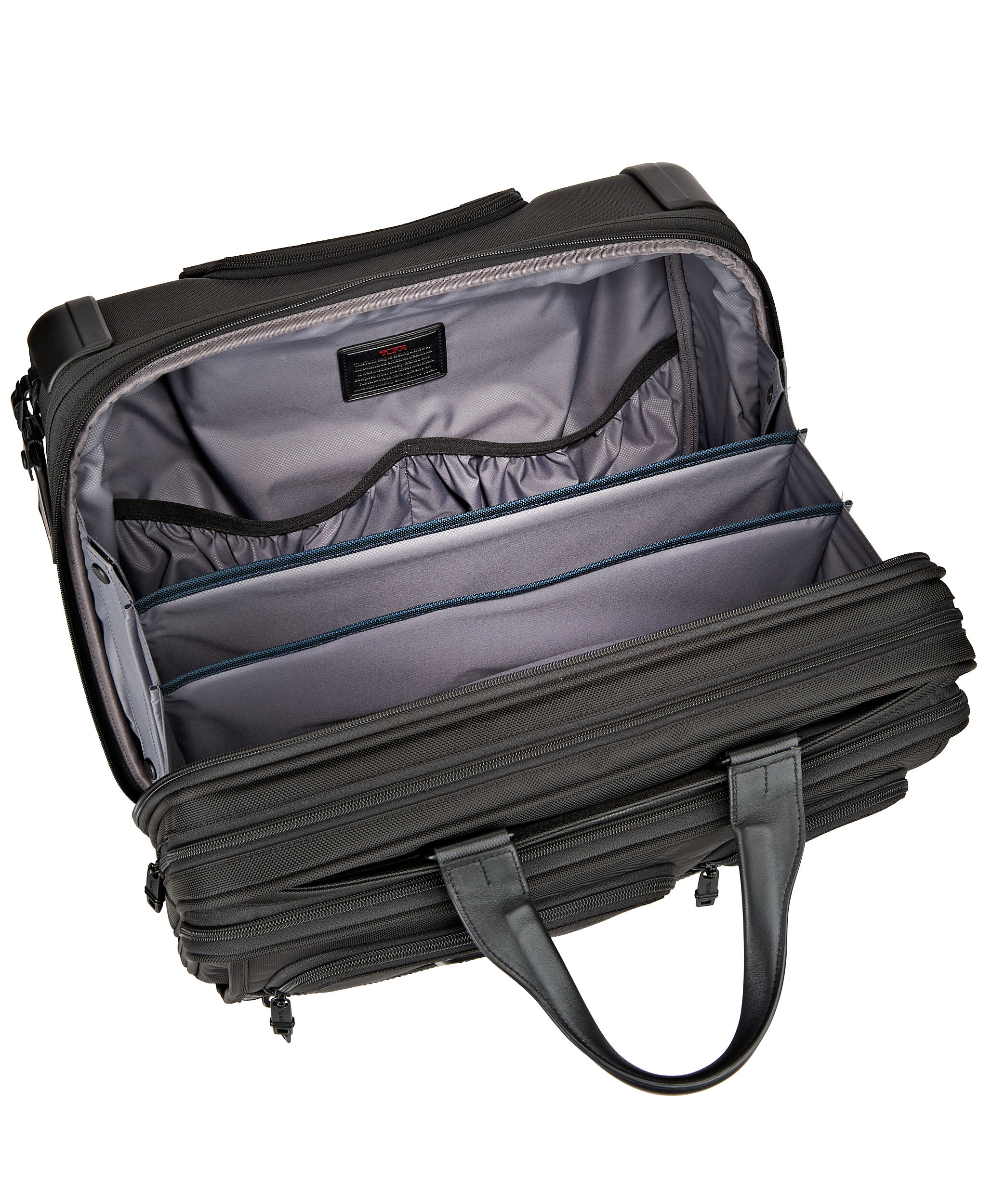 tumi briefcase wheels