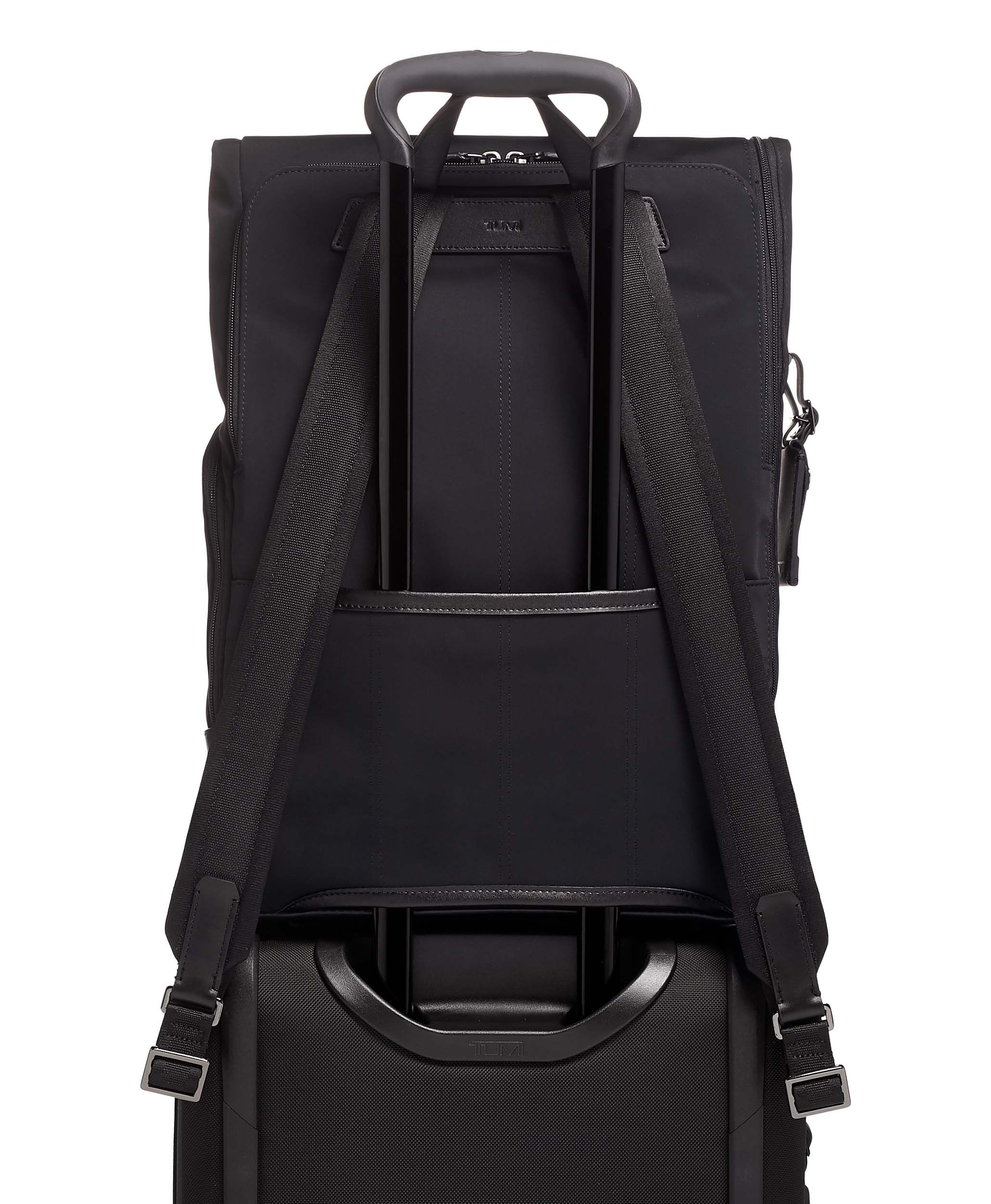 Harrison Osborn Roll Top Backpack Black | TUMI UK