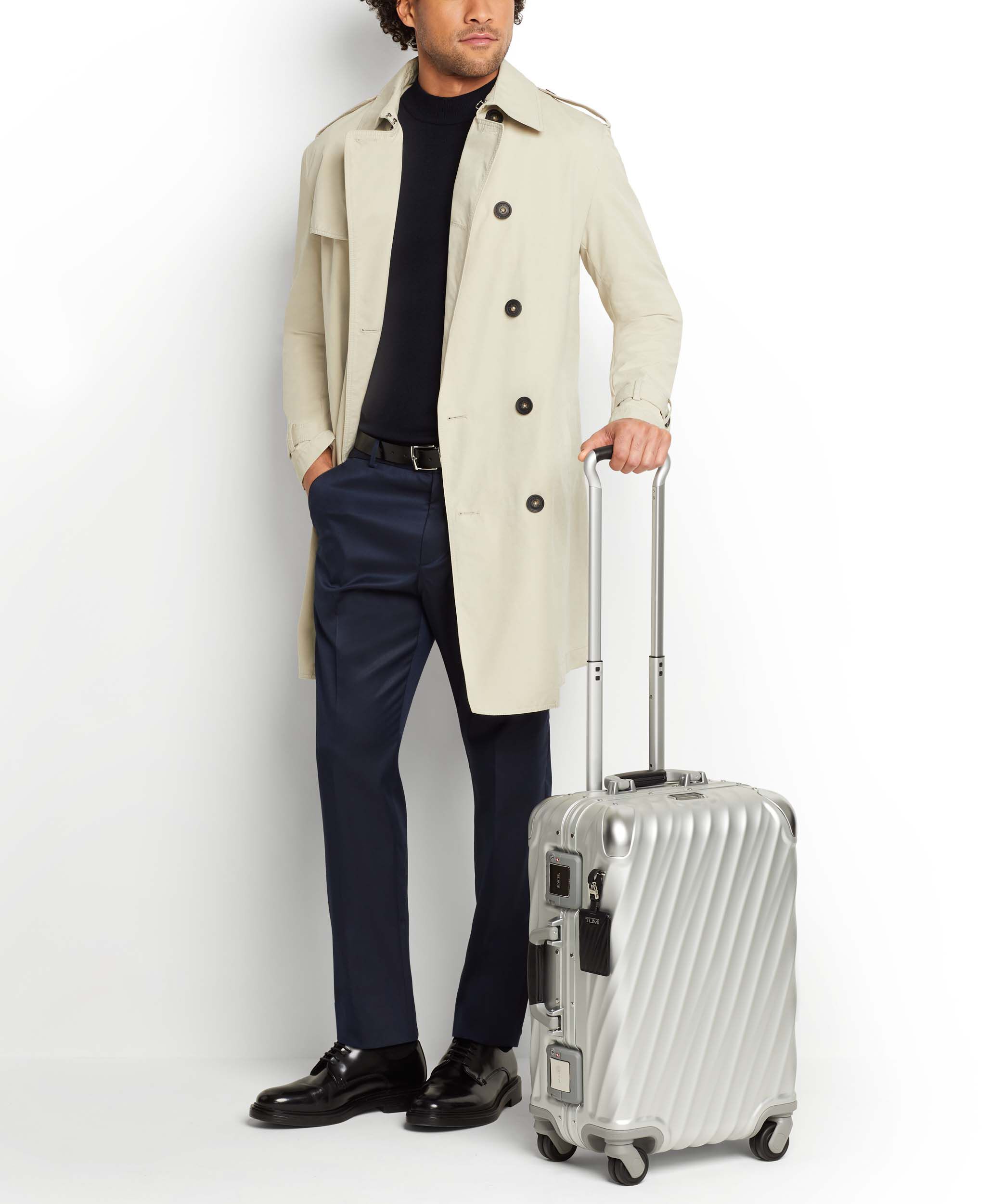 Tumi silver luggage hotsell