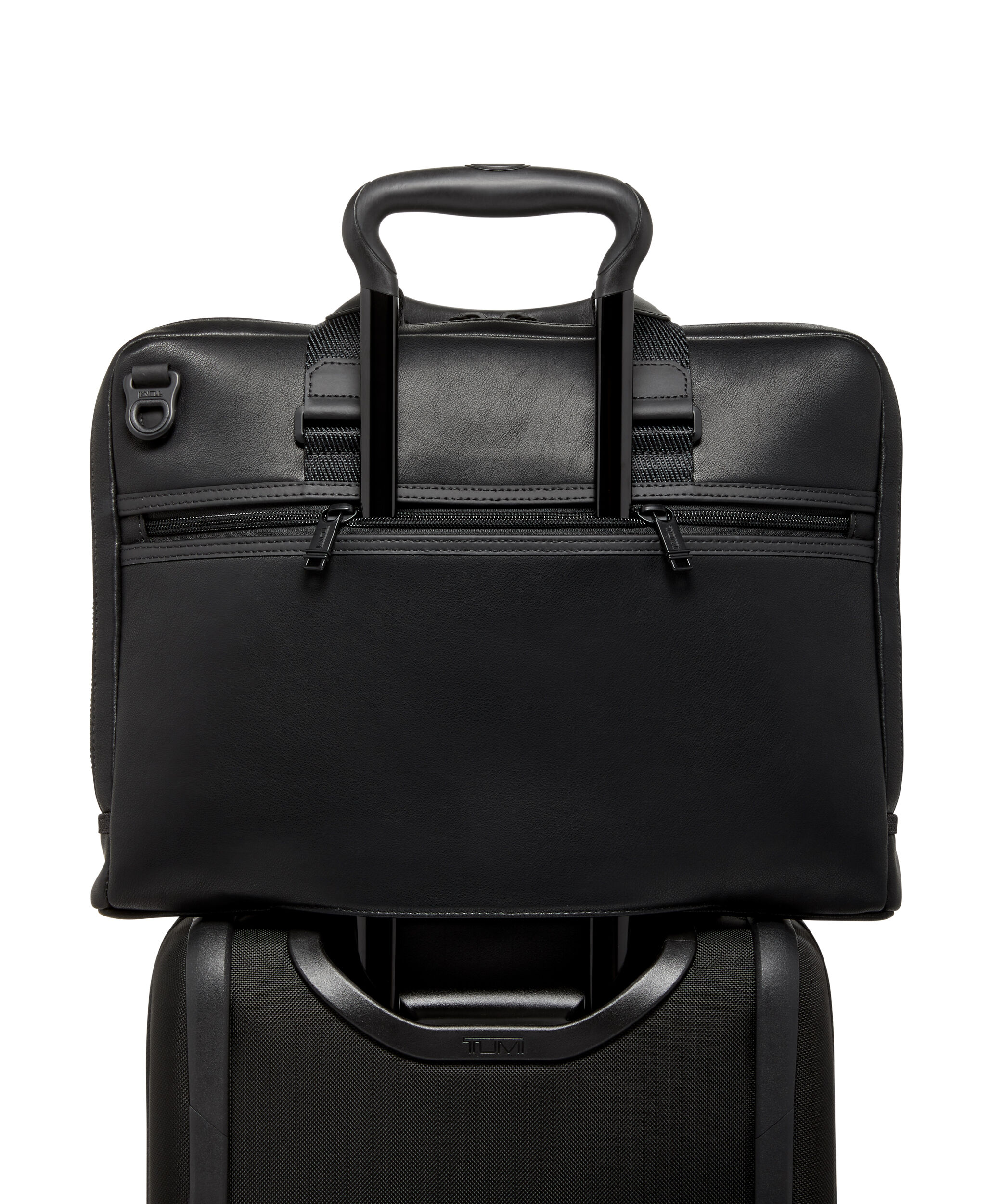 Tumi alpha 2024 leather briefcase