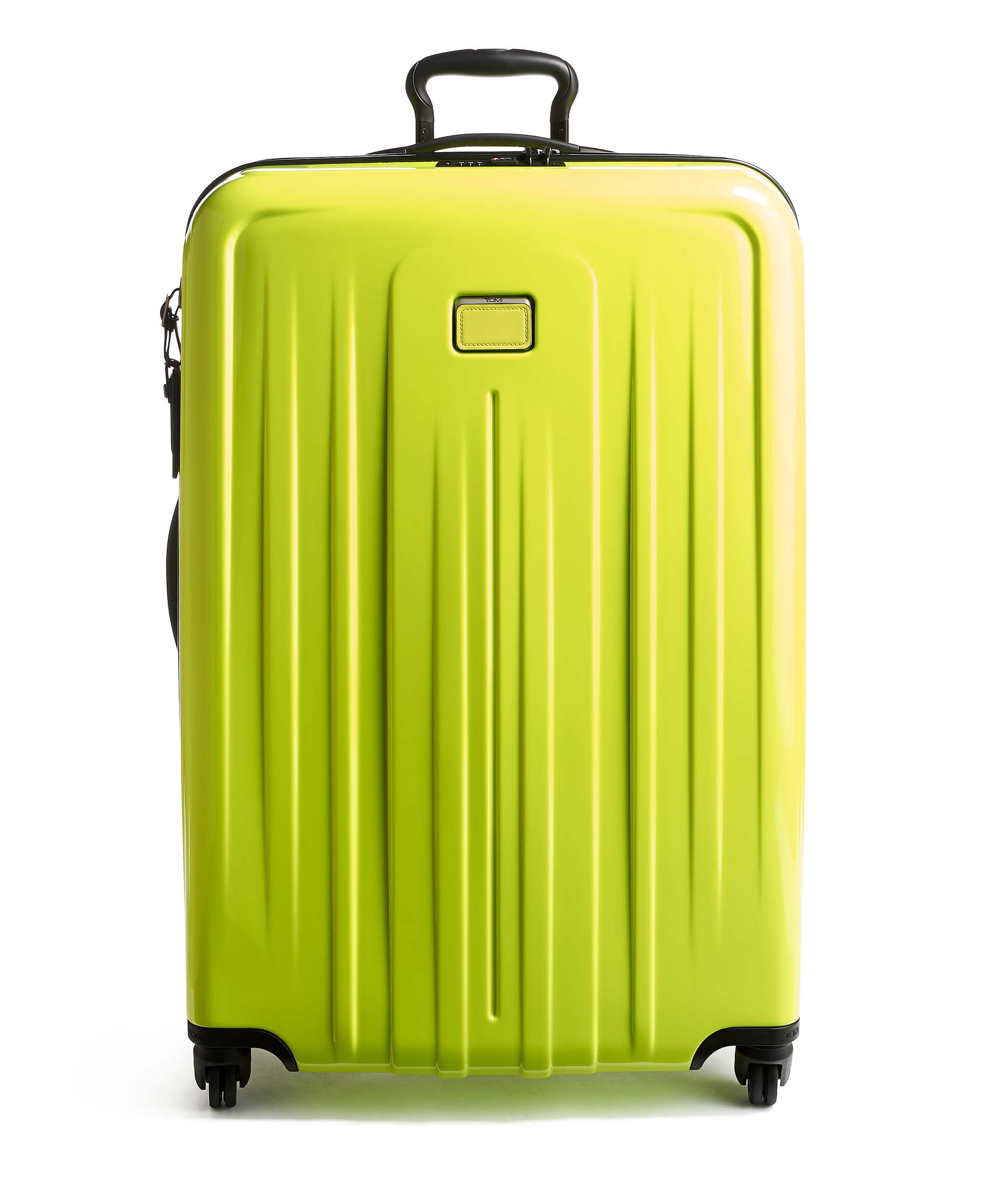 Tumi yellow luggage top
