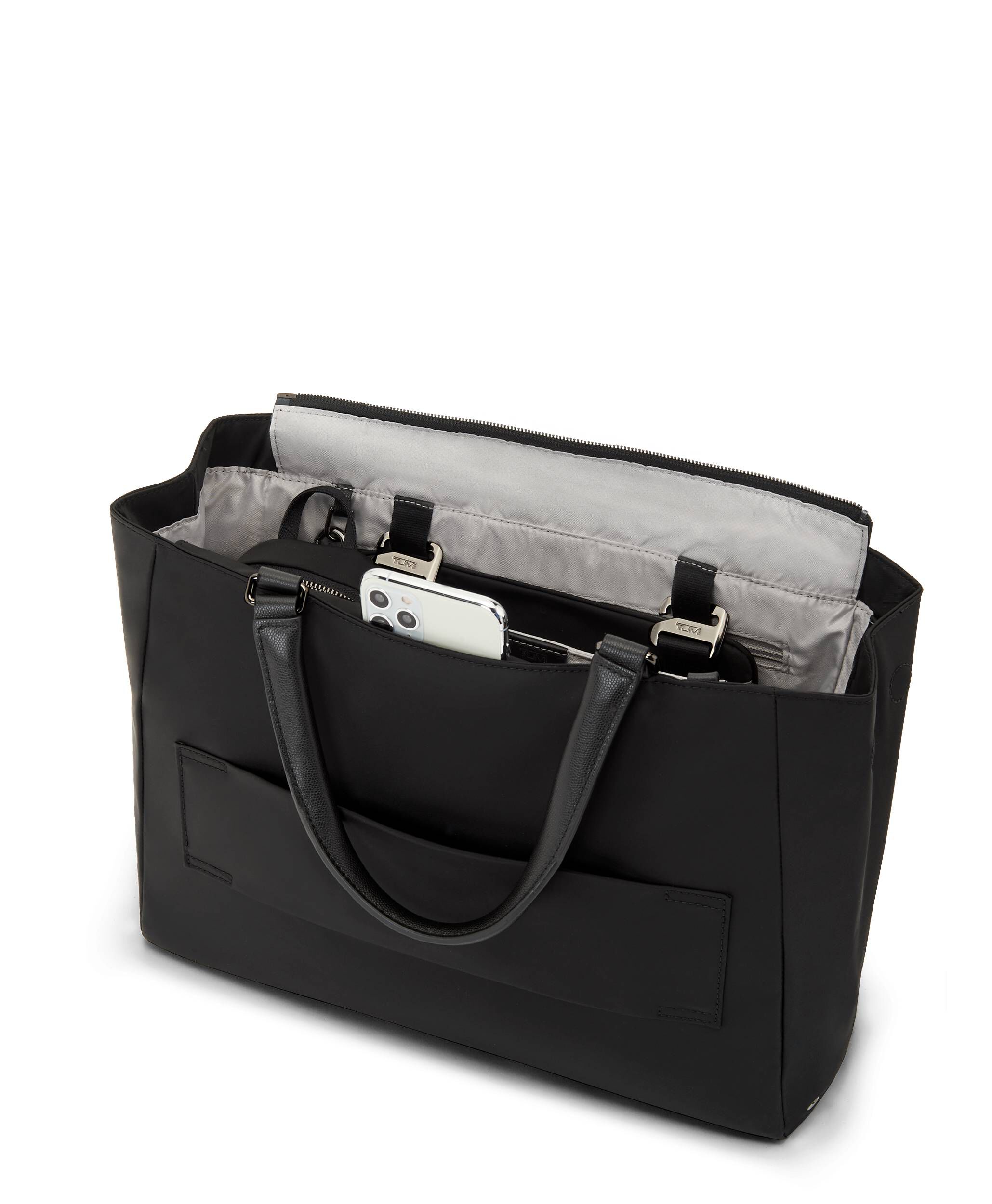 Tumi black outlet tote