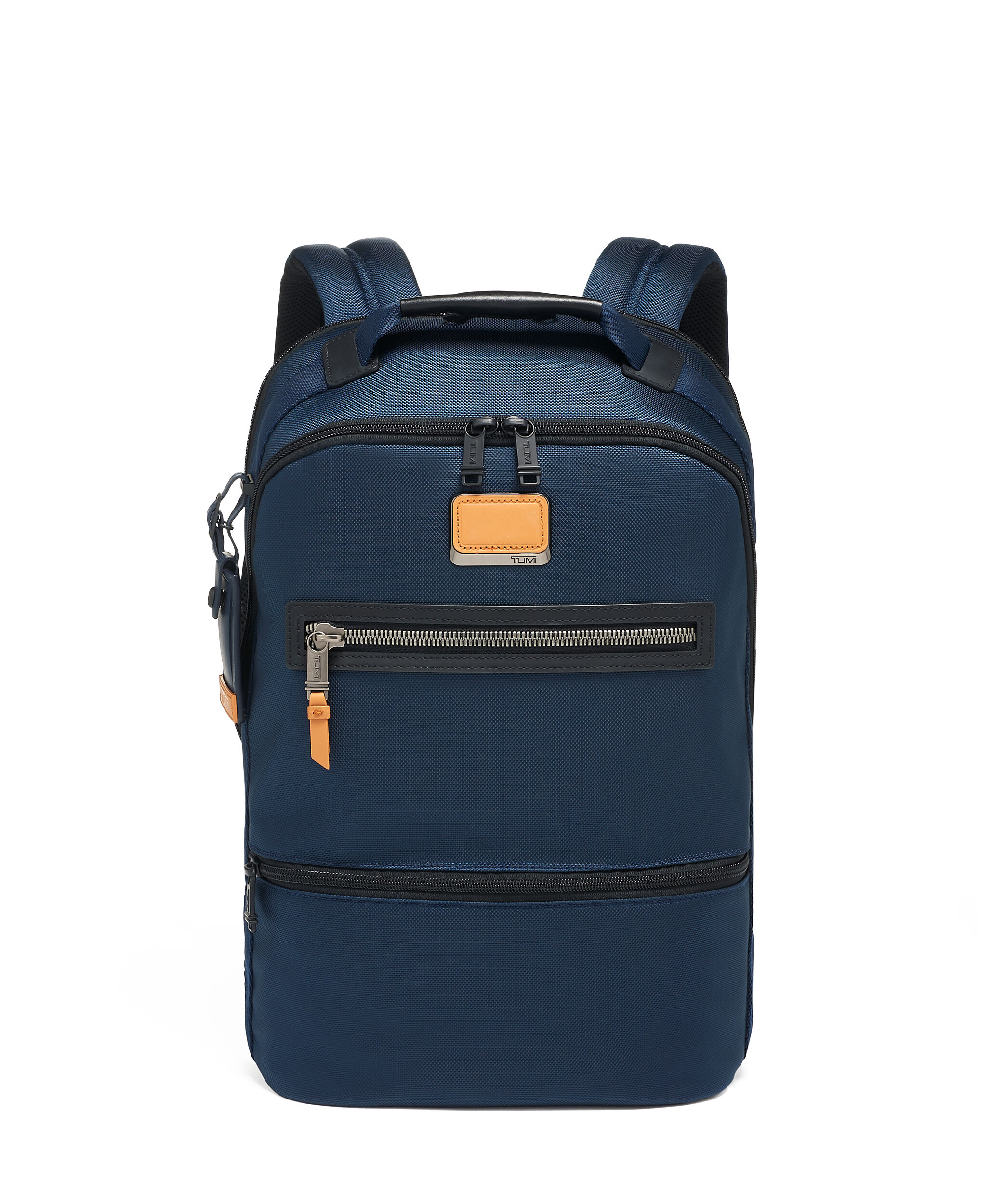 Tumi blue leather backpack clearance