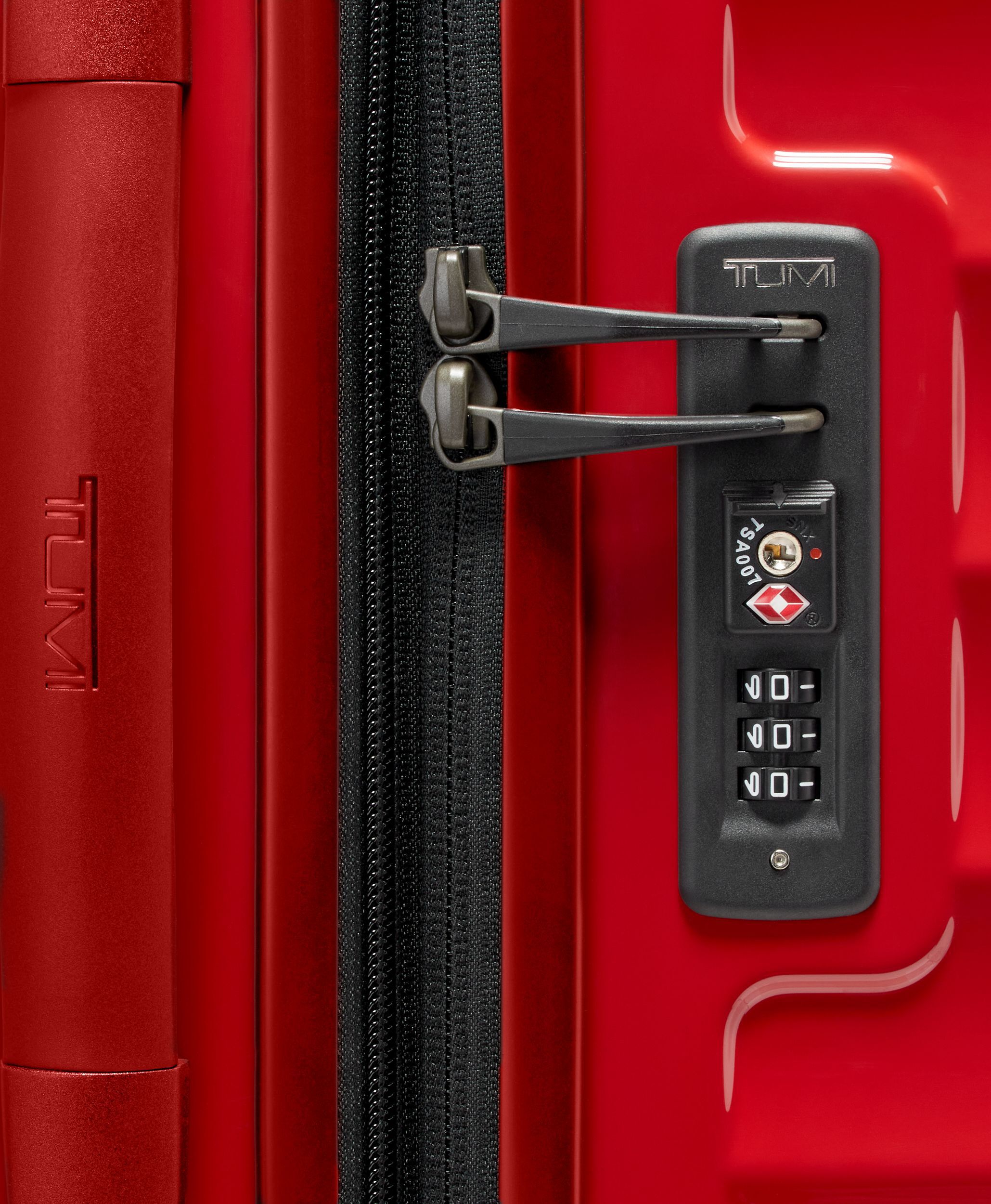 Tumi shop red luggage