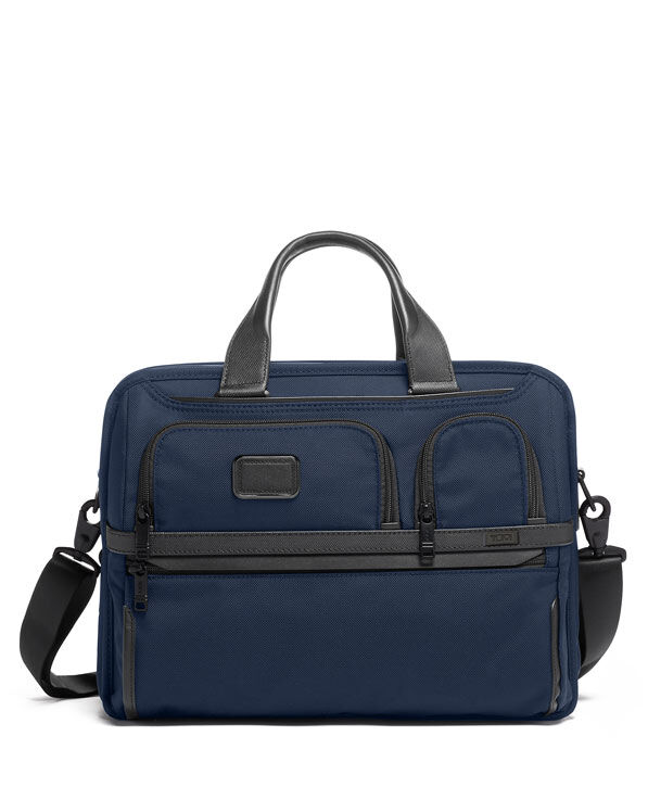 Alpha 3 Laptop Briefcase Blue | TUMI UK