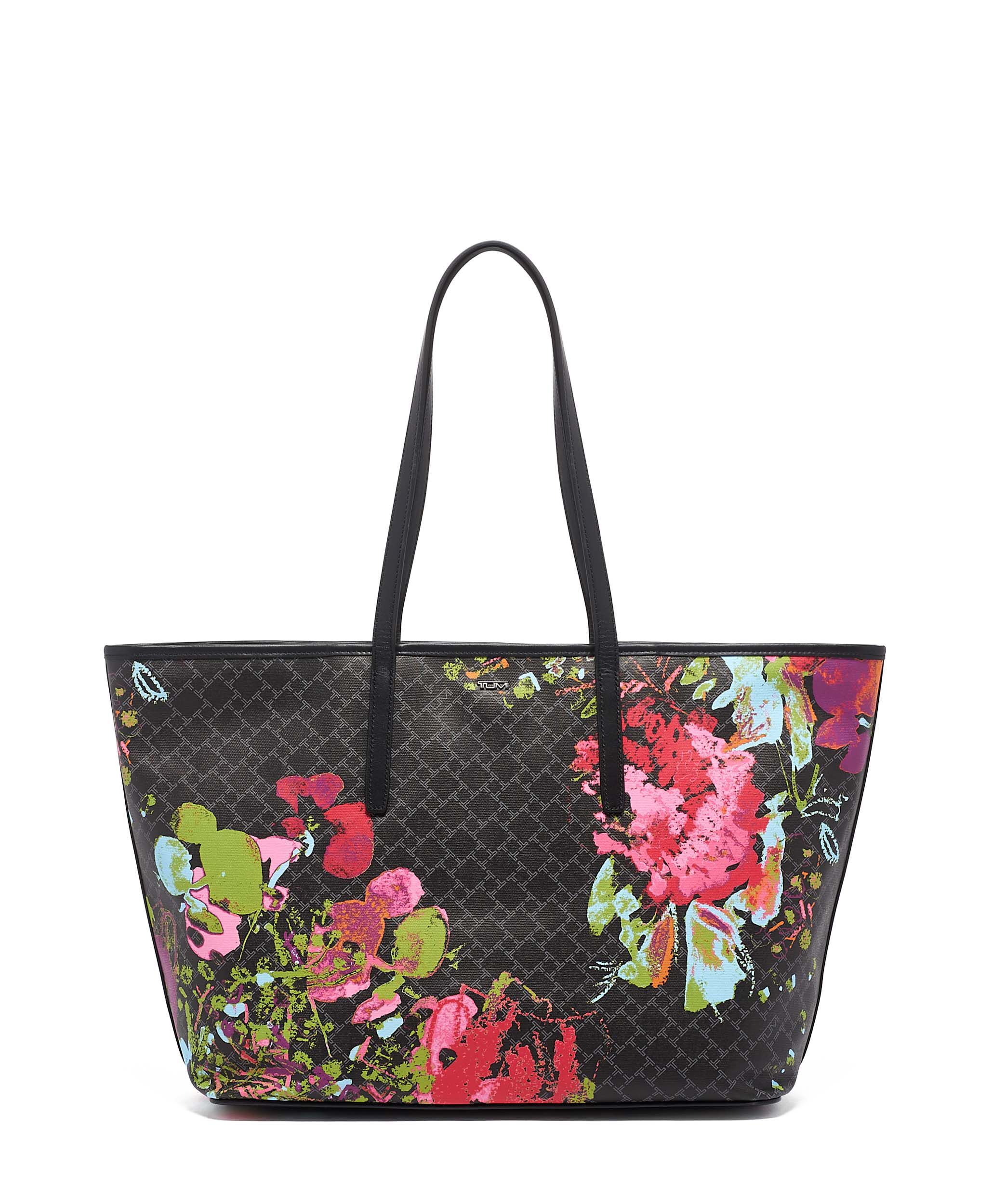 tumi floral luggage