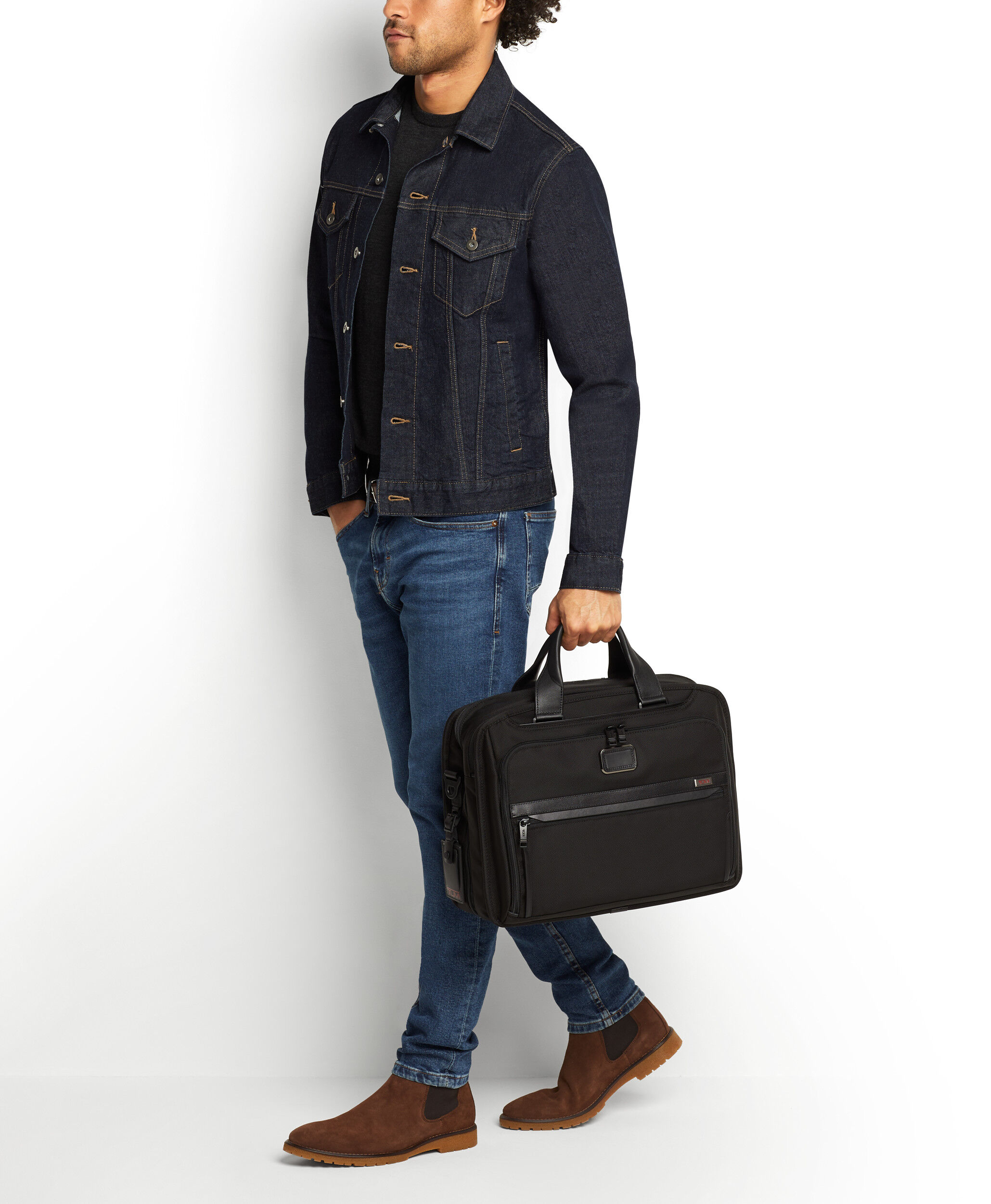 バッグ TUMI ALPHA3 Organizer Brief Black ALPHA 3 ORGANIZER BRIEF - BLACK