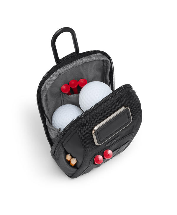Travel Accessory Golf Pouch with Tees Black | TUMI UK