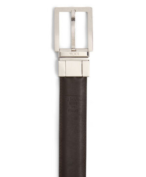 Belts Reversible Leather Rectangle Prong Belt, 30mm